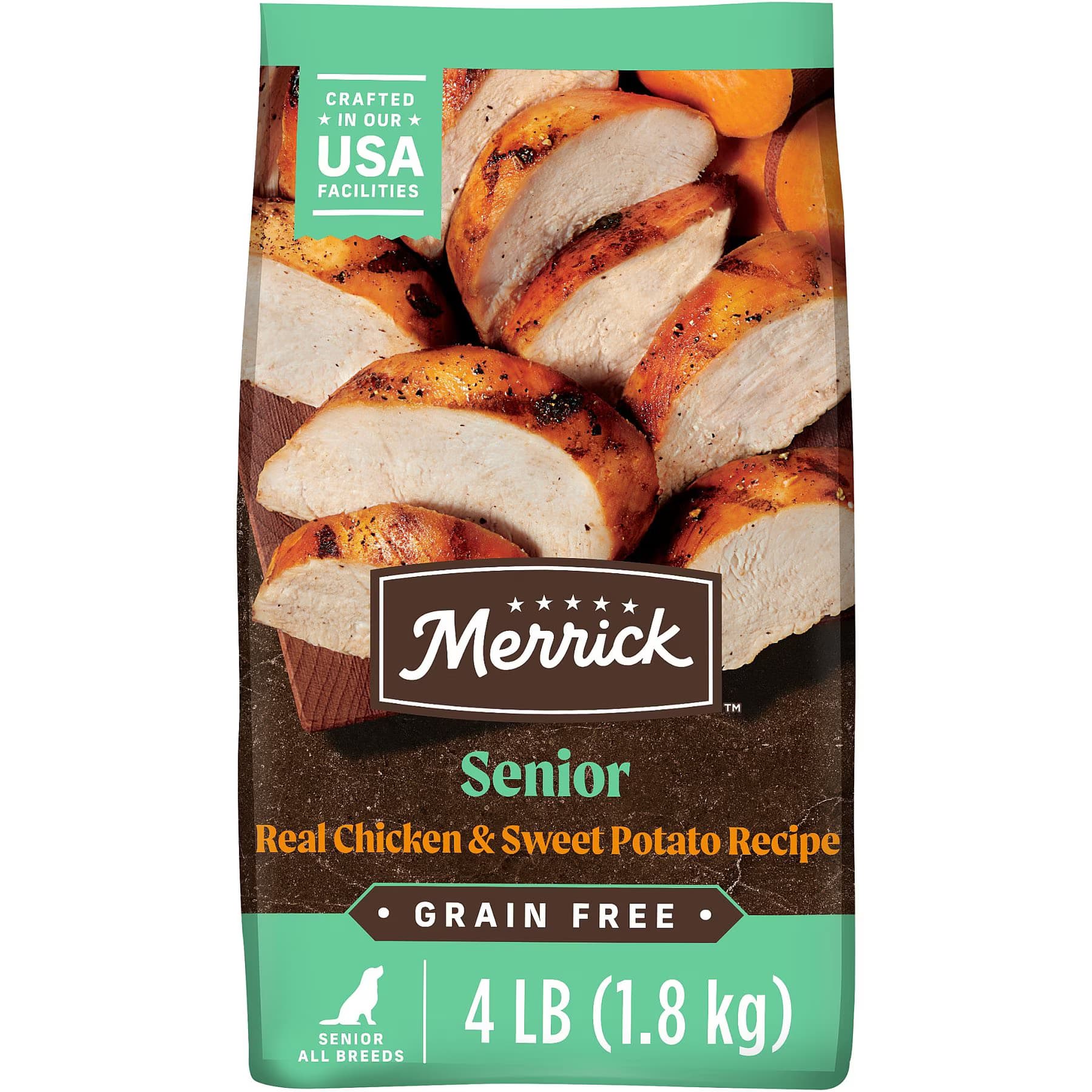 Merrick Grain-Free Senior Dry Dog Food Real Chicken & Sweet Potato Recipe — view 6