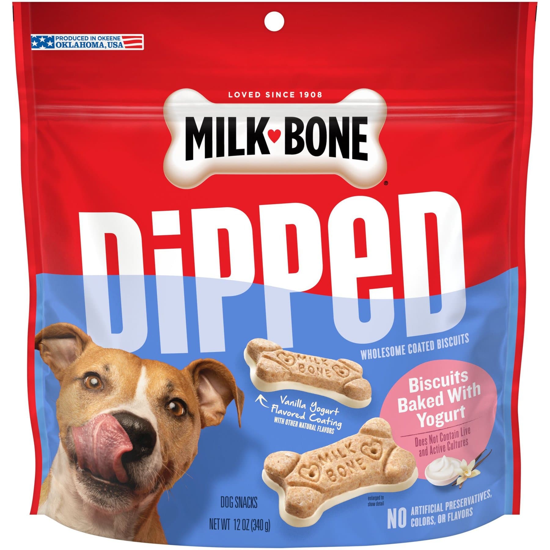 Milk-Bone Milk-Bone Dipped Vanilla Yogurt Crunchy Dog Treats