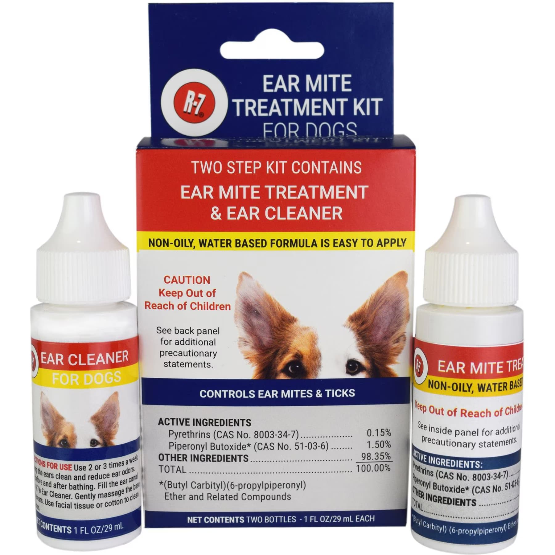 Miracle Care Ear Mite Treatment Kit for Dogs, 2-fl oz bottles — view 3