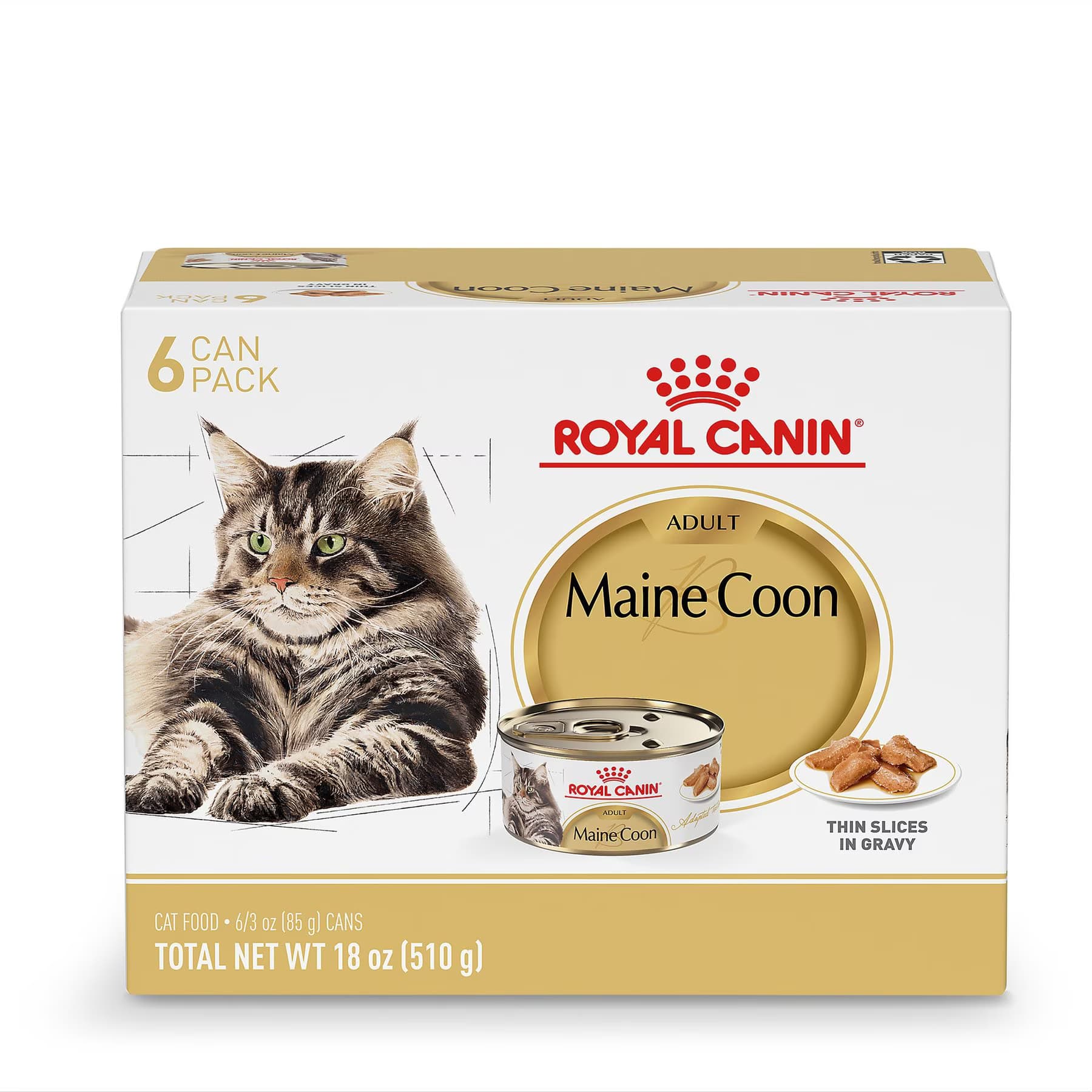 Royal Canin Maine Coon Adult Thin Slices in Gravy Wet Cat Food — view 3