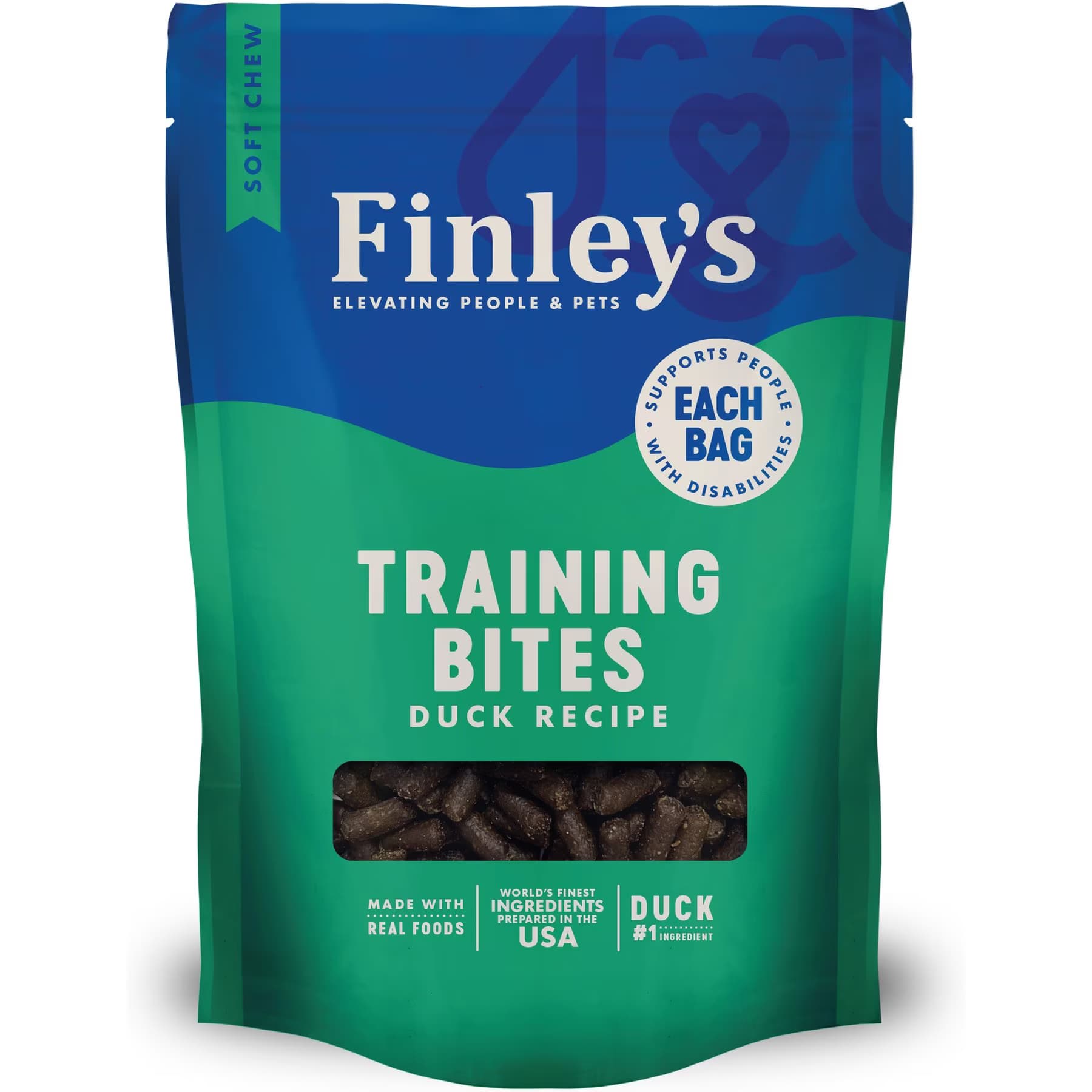 Finley's Finley’s Barkery Duck Recipe Soft Chew Training Bites Dog Treats