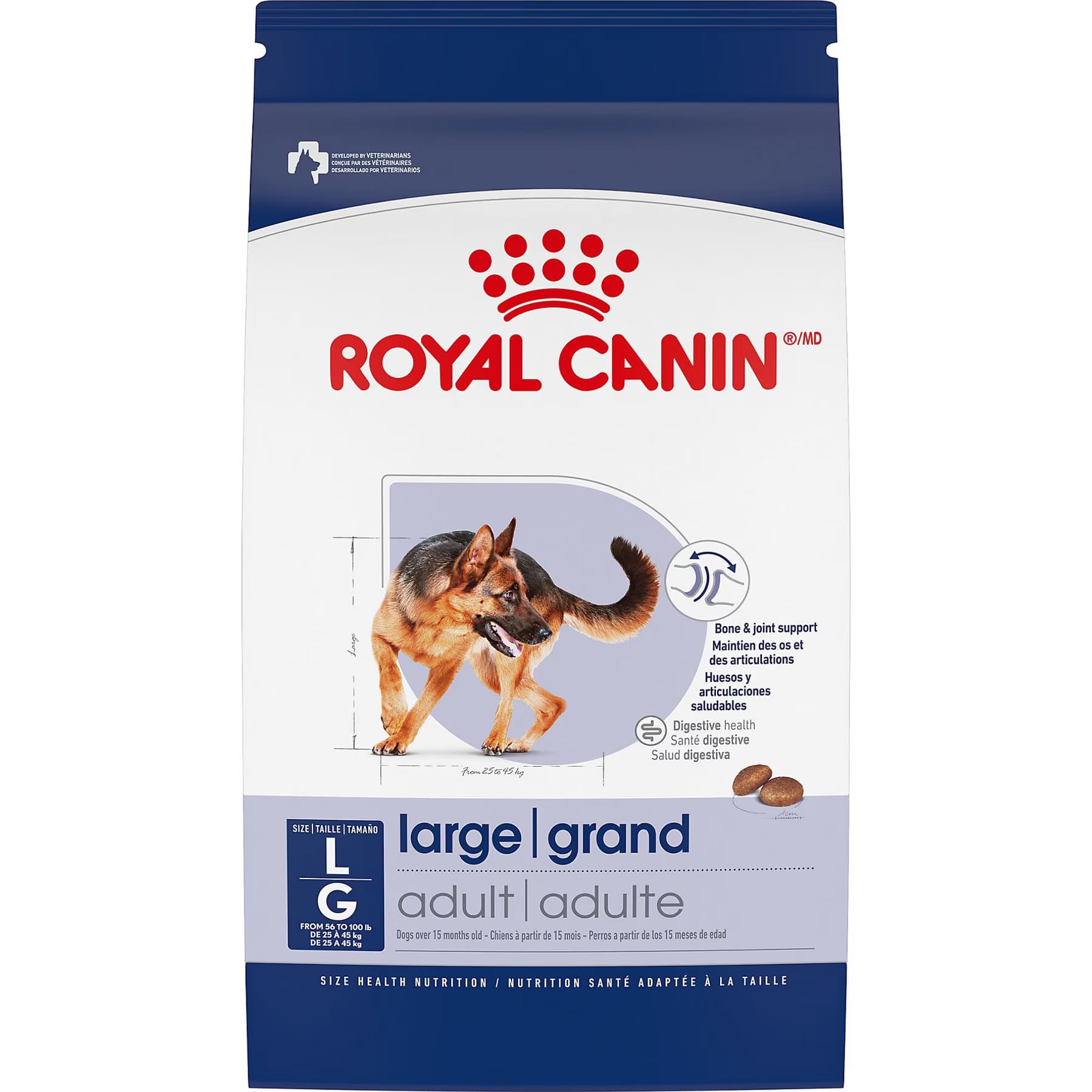 Royal Canin Size Health Nutrition Large Adult Dry Dog Food, 60-lb bundle — view 2