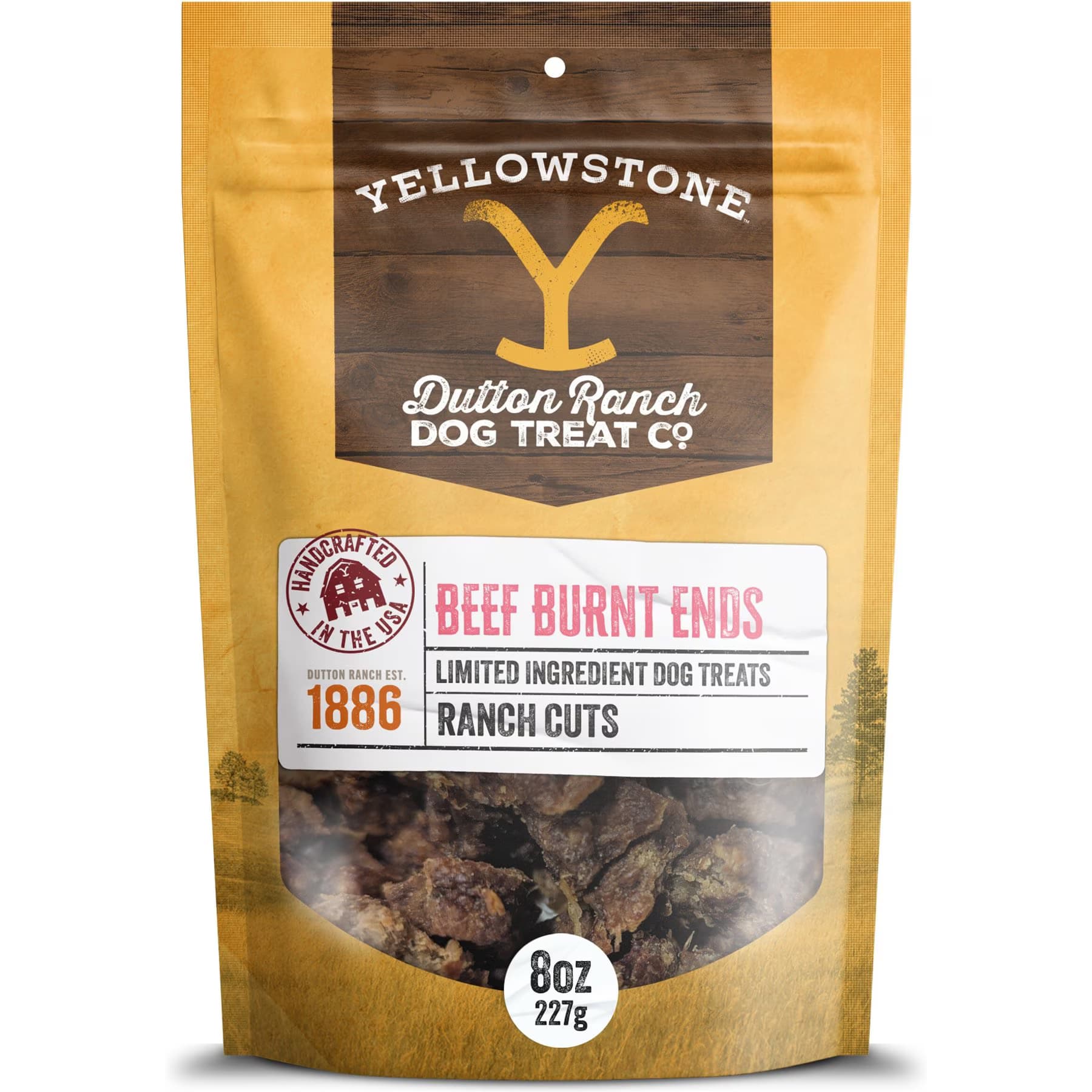 Yellowstone Dutton Ranch Dog Treat Co. Yellowstone Dutton Ranch Dog Treat Co. Ranch Cuts Burnt Ends Crunchy Dog Treats