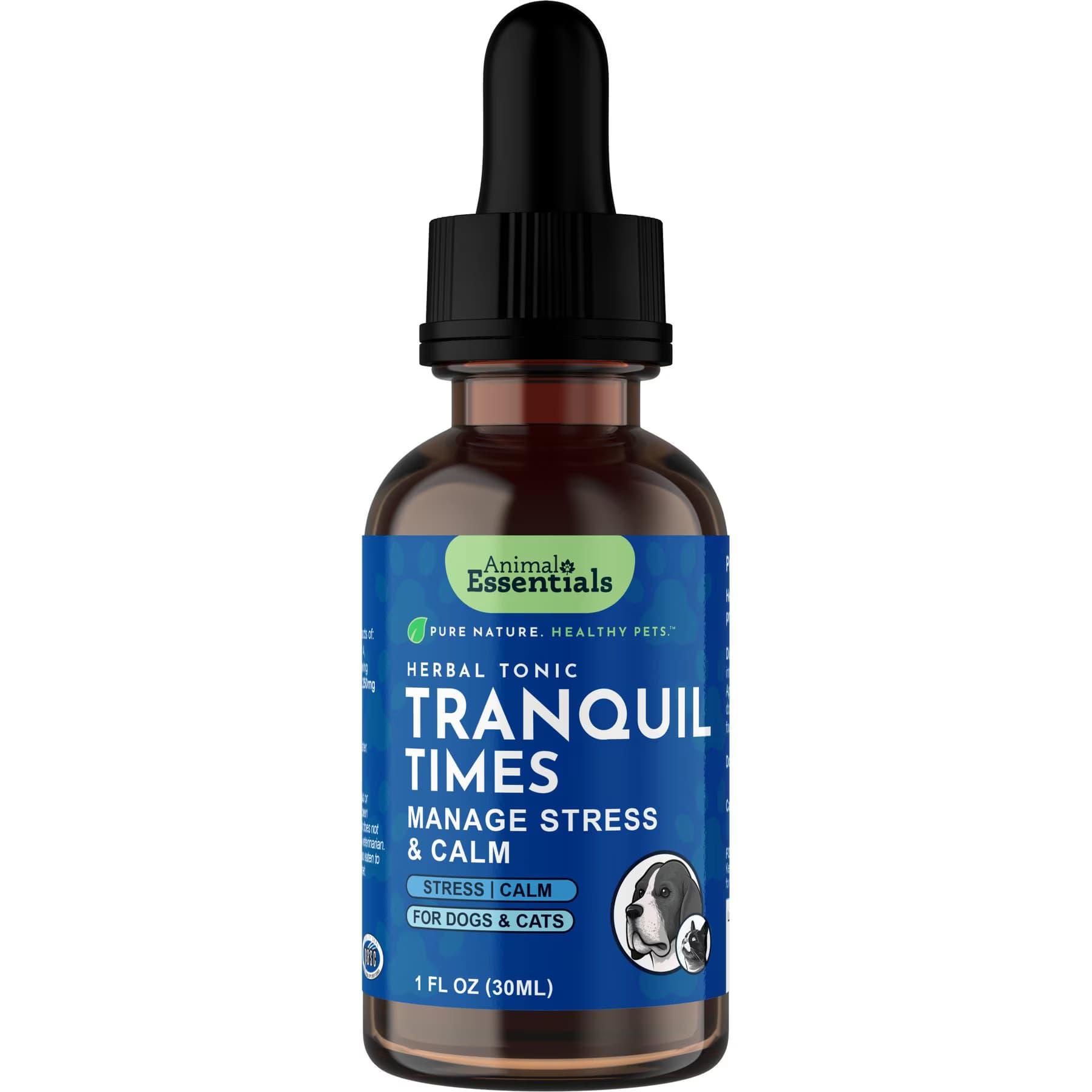 Animal Essentials Animal Essentials Tranquility Blend Herbal Formula Dog & Cat Supplement, 1-fl oz bottle