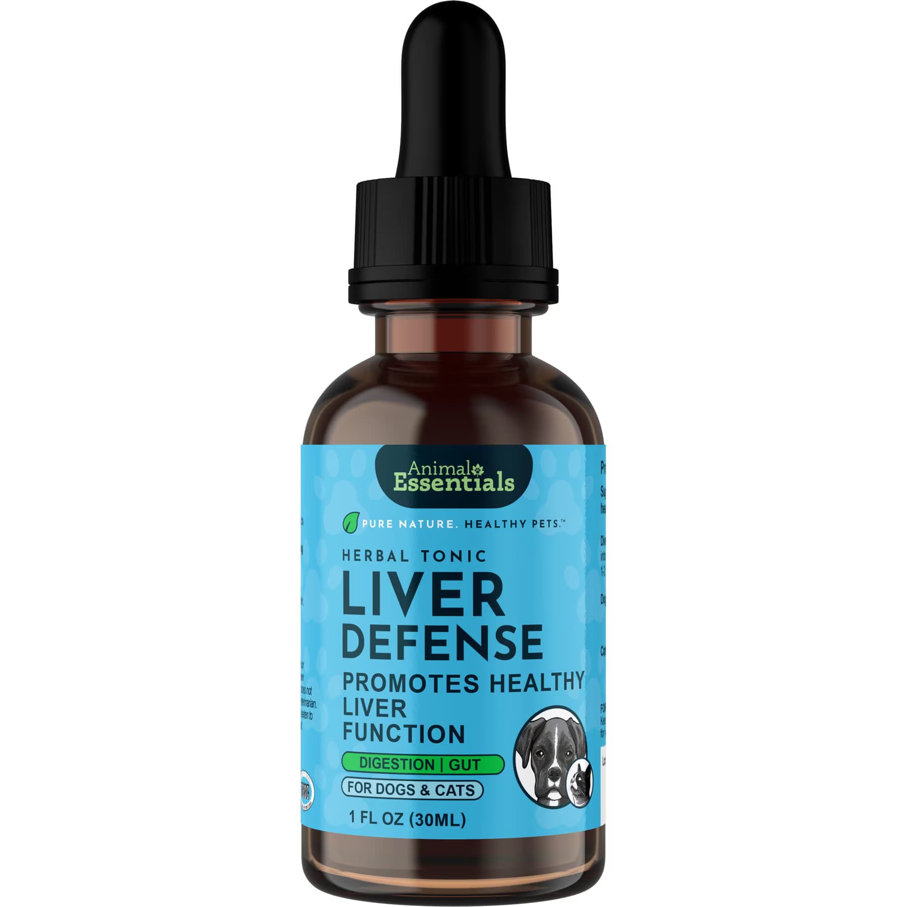 Animal Essentials Animal Essentials Liver Defense Support Dog & Cat Supplement, 1-fl oz bottle