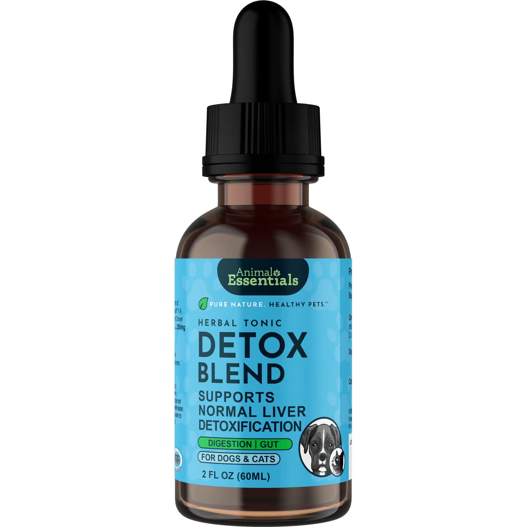 Animal Essentials Animal Essentials Detox Blend Liver Support Dog & Cat Supplement, 2-fl oz bottle