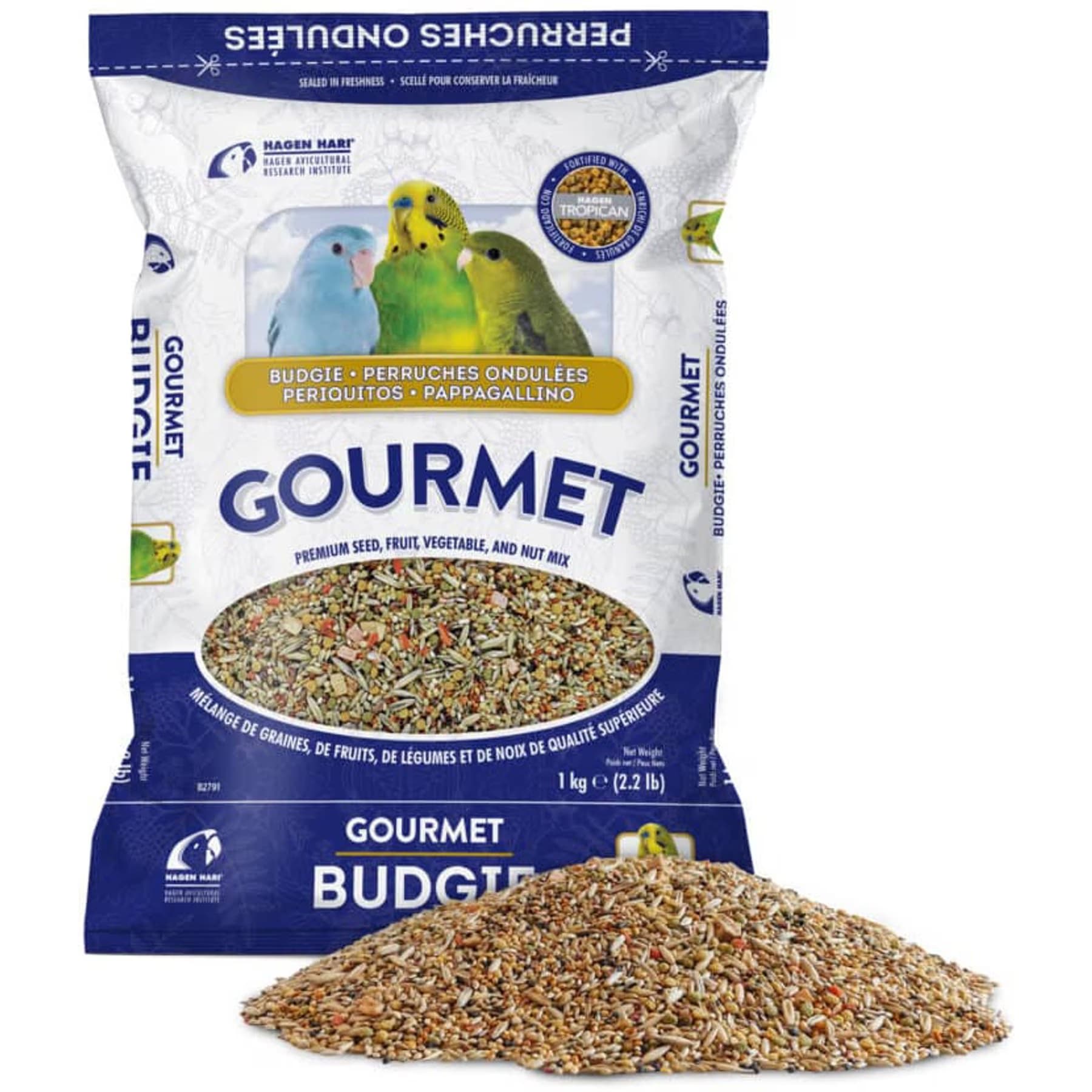 Hari Hari Gourmet Premium Seed Mix Budgie Bird Food