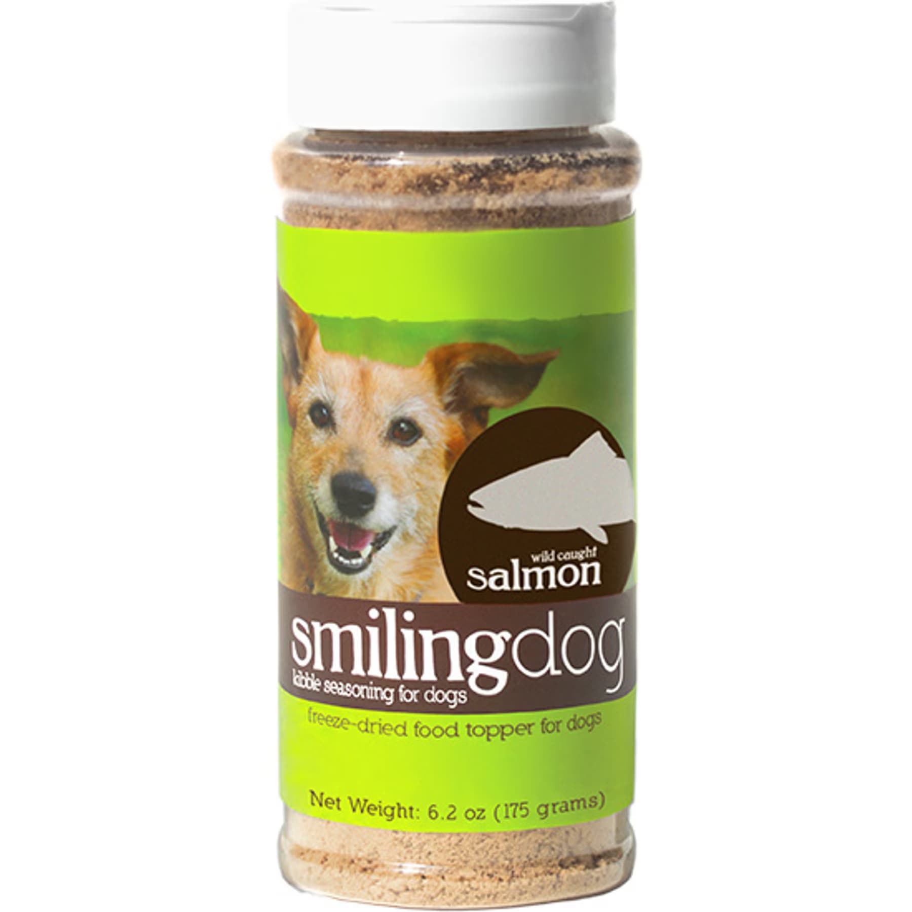 Herbsmith Herbsmith Smiling Dog Kibble Seasoning Wild-Caught Salmon Dog Food Topper, 6.2-oz jar