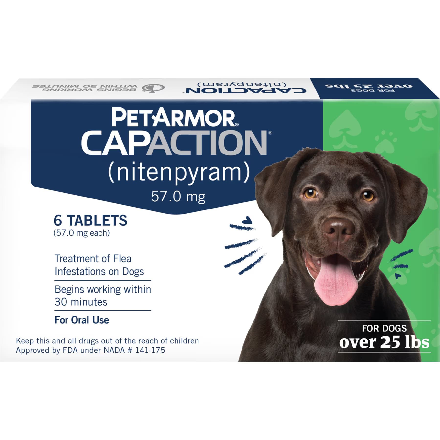 PetArmor PetArmor CapAction Oral Flea Treatment for Dogs 25+ lbs, 12 doses bundle — 25 + lbs