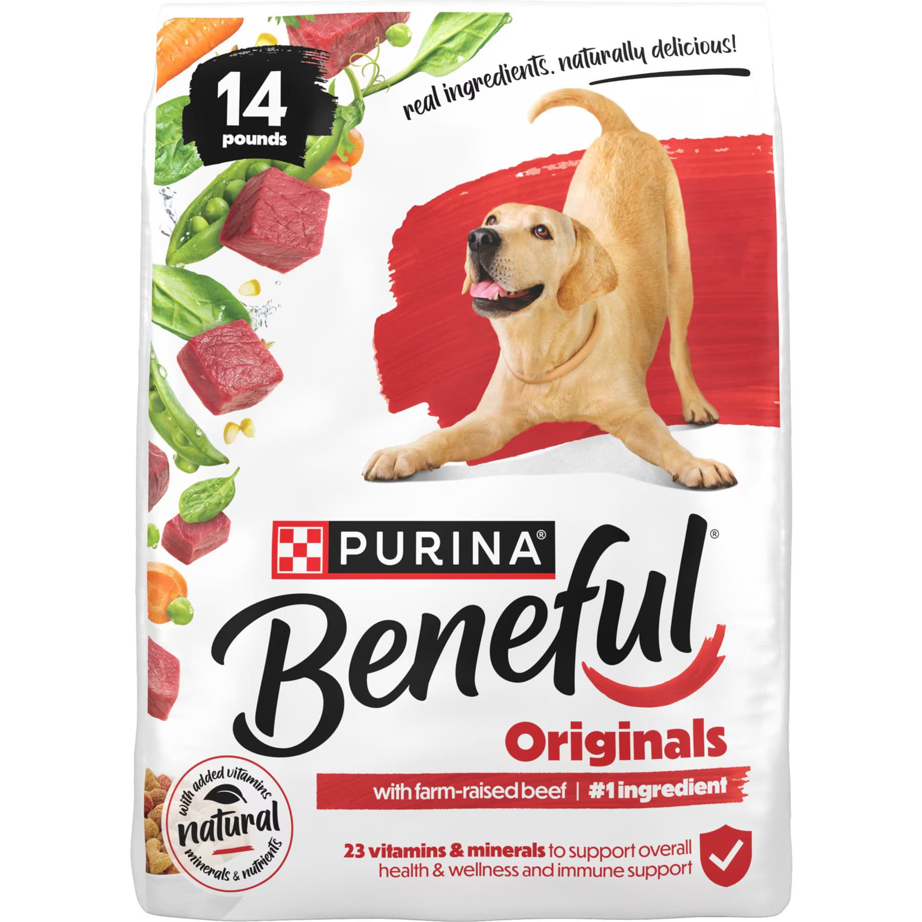 Purina Beneful Purina Beneful Originals with Farm-Raised Beef Real Meat Dog Food, 56-lb bundle — Farm Raised Beef
