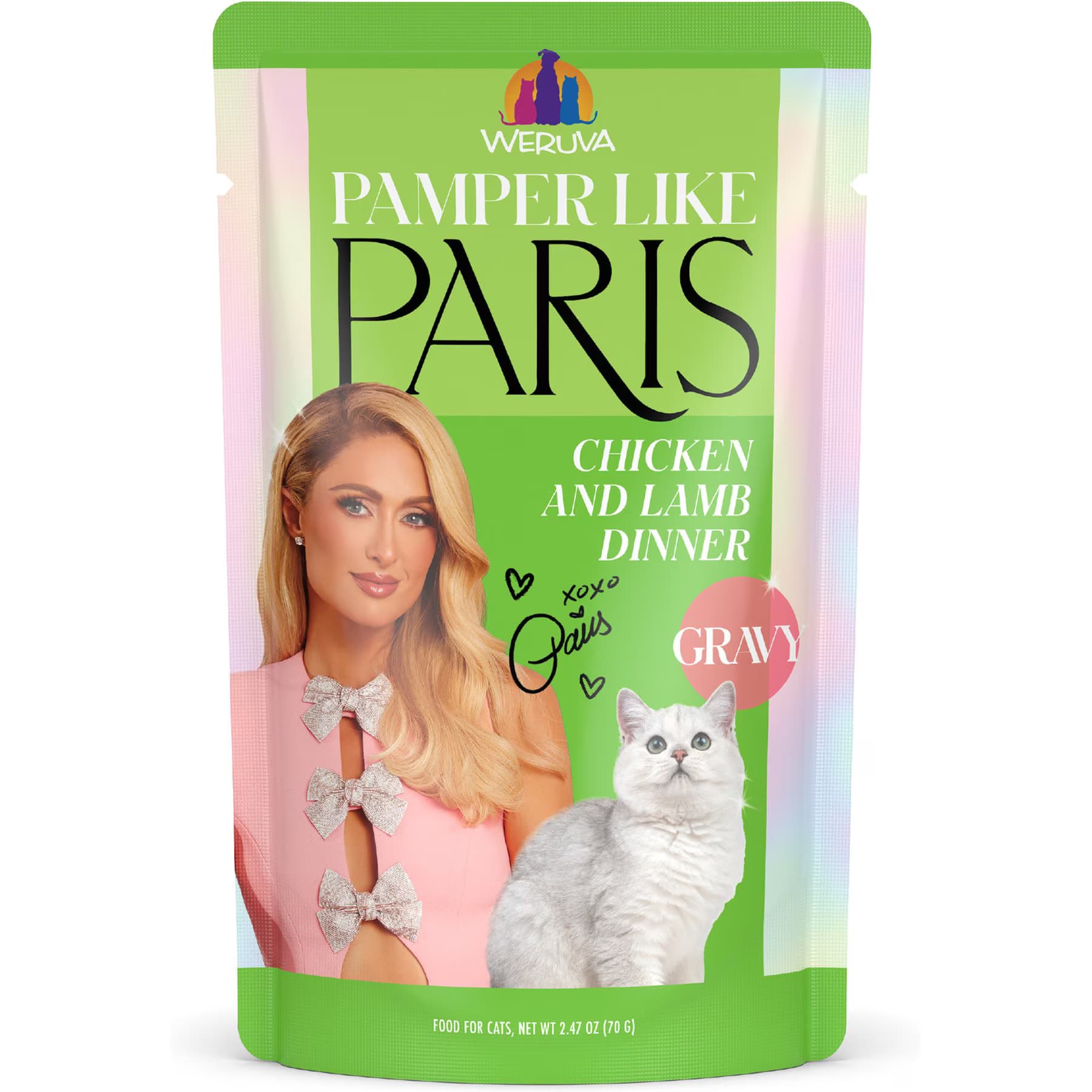 Pamper Like Paris Pamper Like Paris Chicken & Lamb Dinner in Gravy Grain-Free Shredded Wet Cat Food