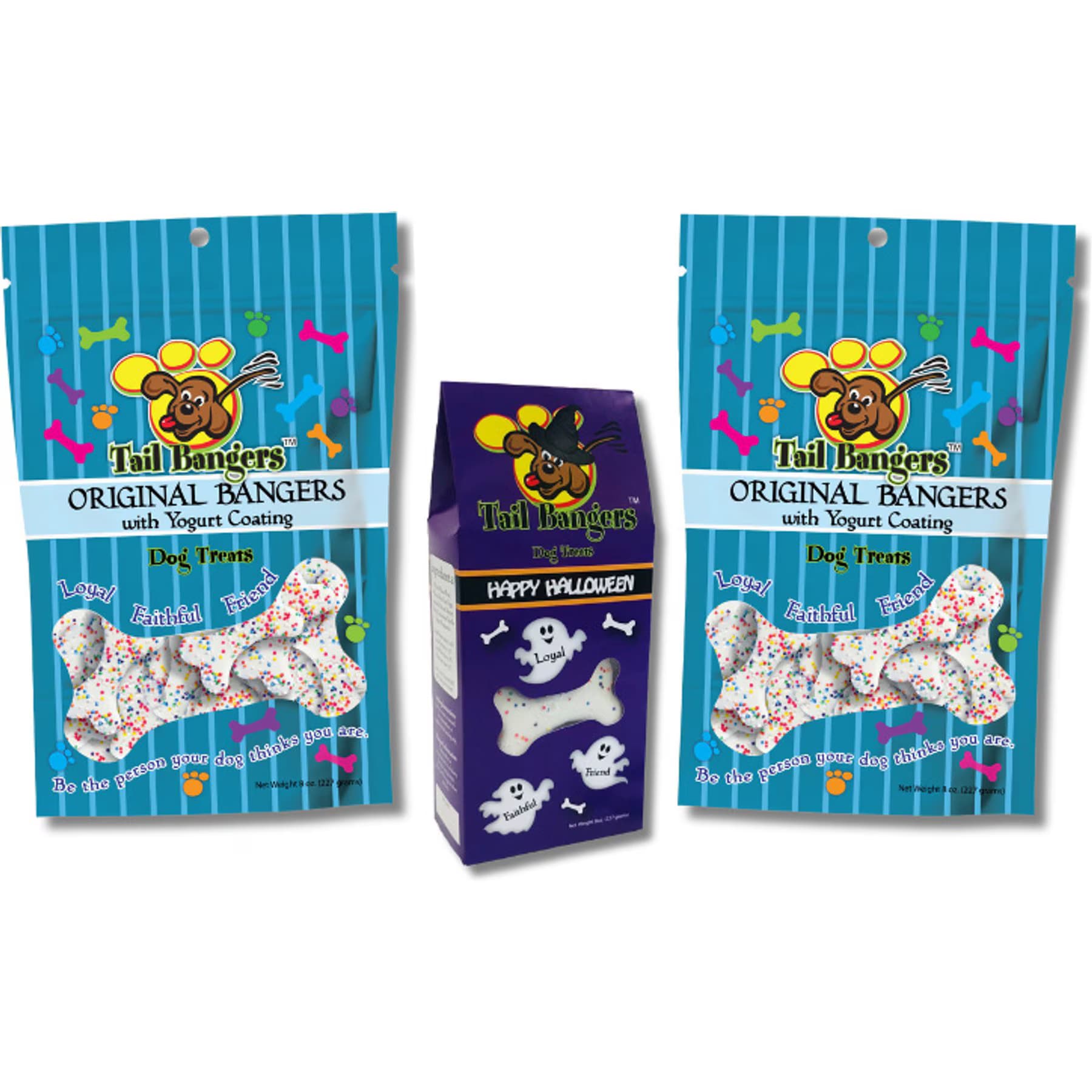 Tail Bangers Tail Bangers Halloween Gift Pack Peanut Butter & Honey Crunchy Dog Treats