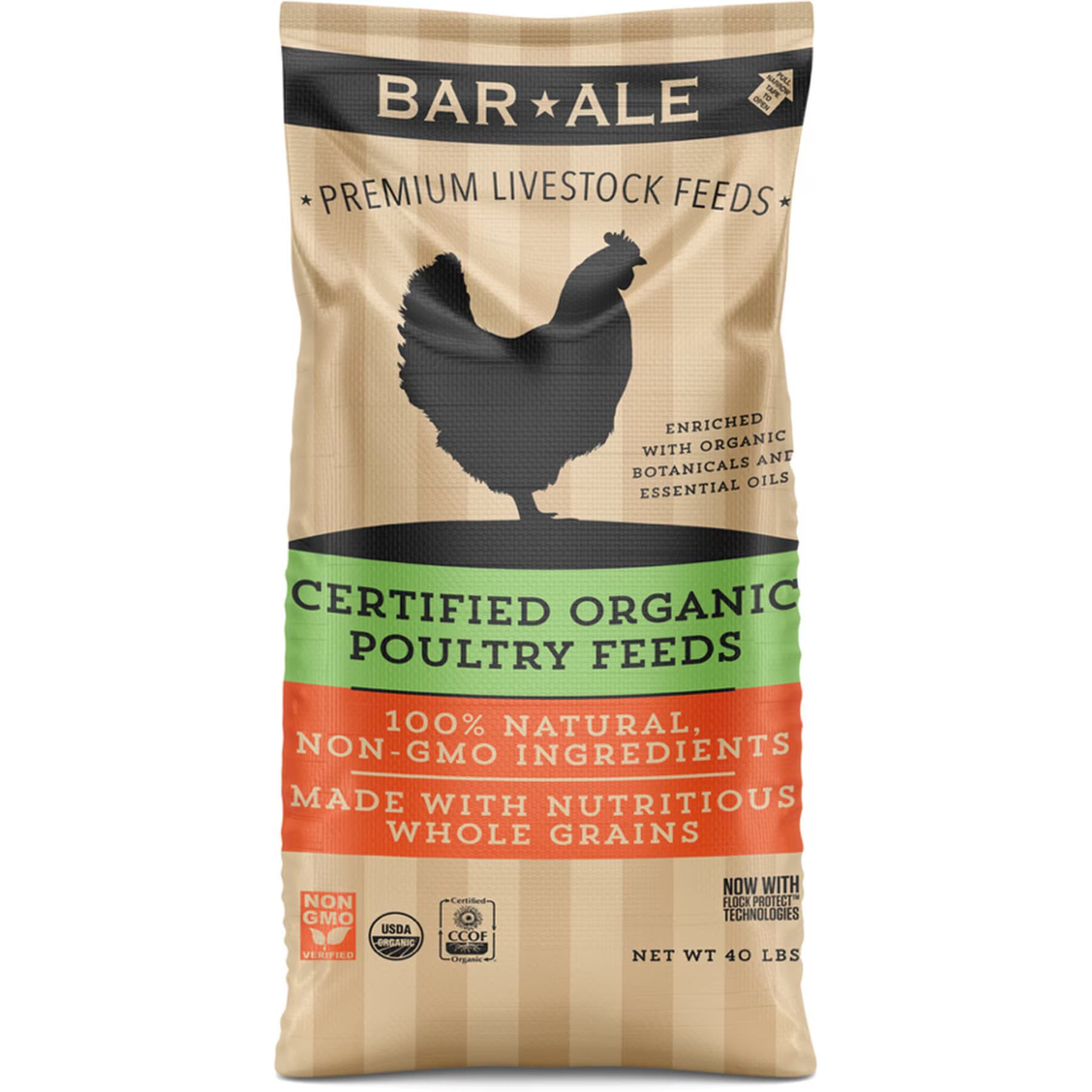 Bar ALE Bar ALE Organic 18% Protein Soy & Corn-Free Layer Mini Pellet Chicken Feed