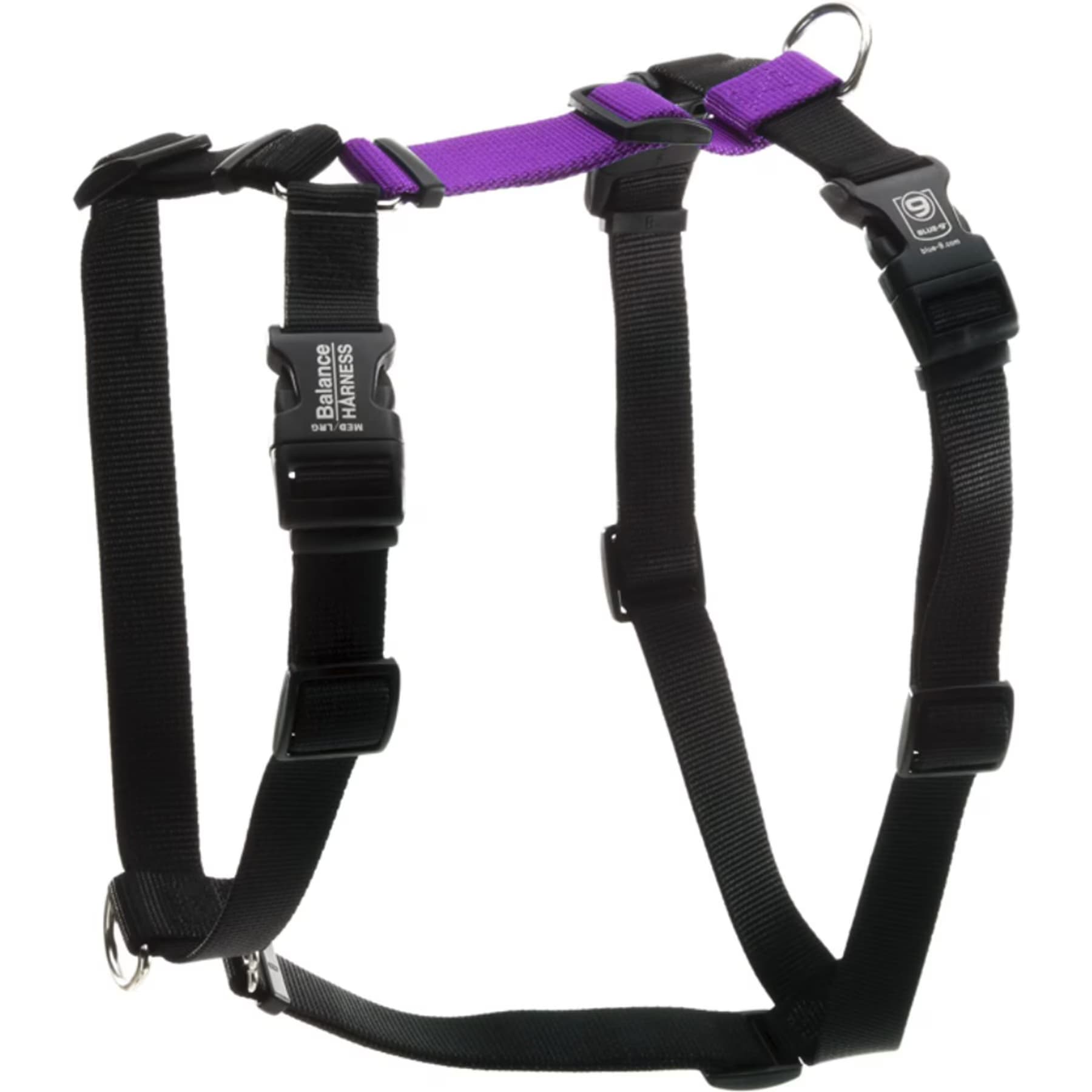 Blue-9 Blue-9 Pet Products Buckle-Neck Balance Dog Harness, Purple, Medium-Large: 24 to 35.5-in chest