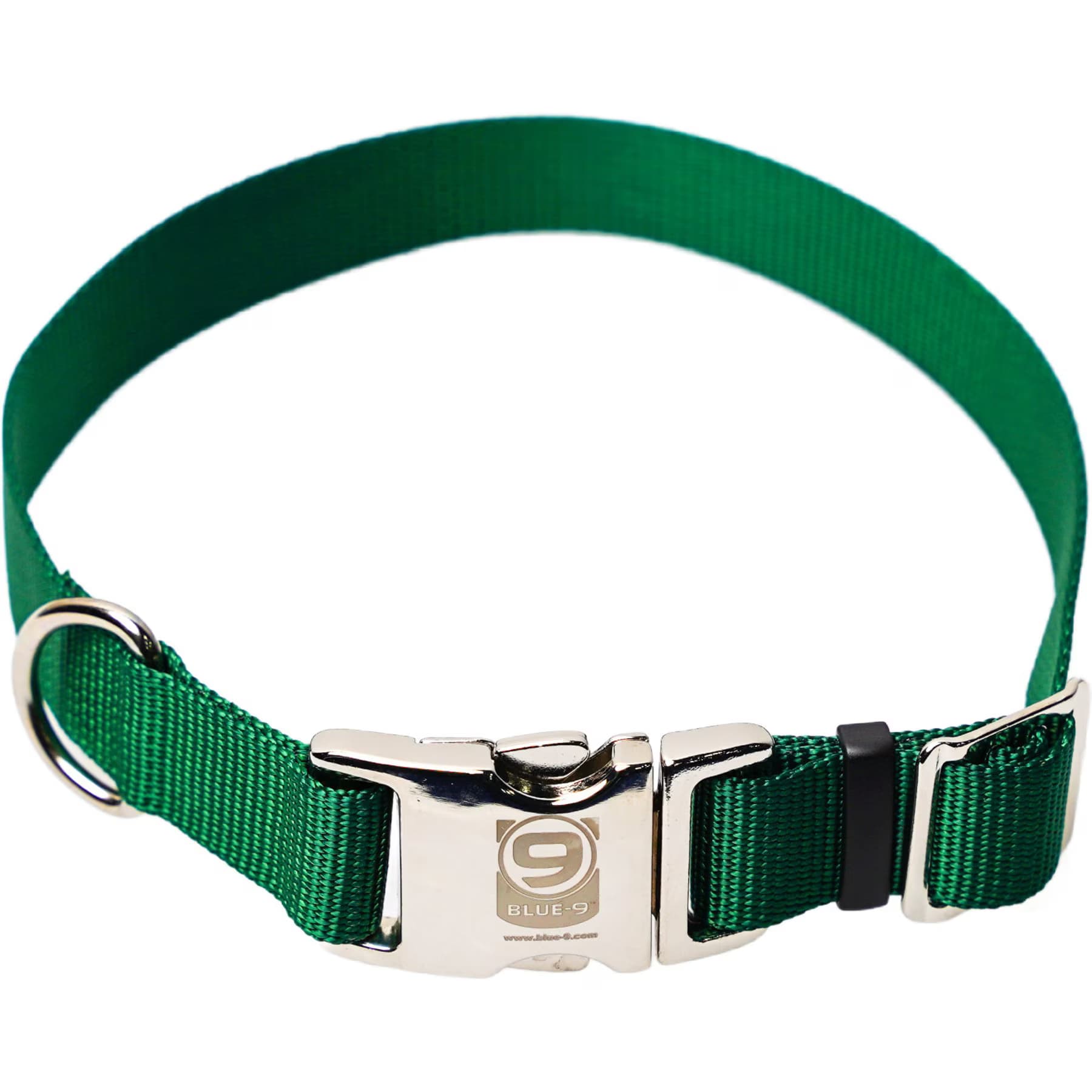 Blue-9 Blue-9 Pet Products Secure Pro Dog Collar, Hunter Green, Medium: 13 to 20-in neck, 1-in wide