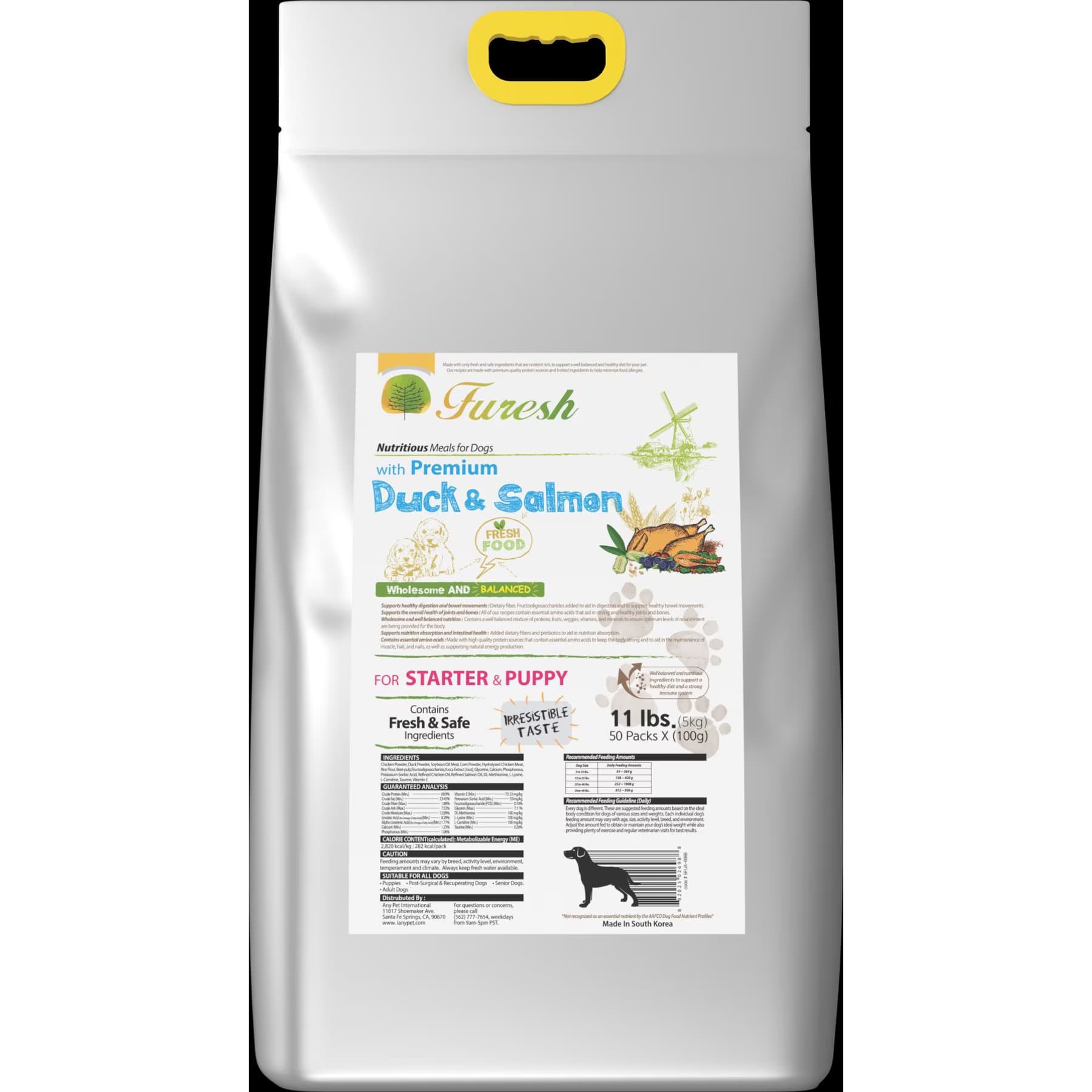 Alpha Dog Series Alpha Dog Series FURESH Puppy Limited Ingredient Duck & Salmon Recipe Dry Dog Food