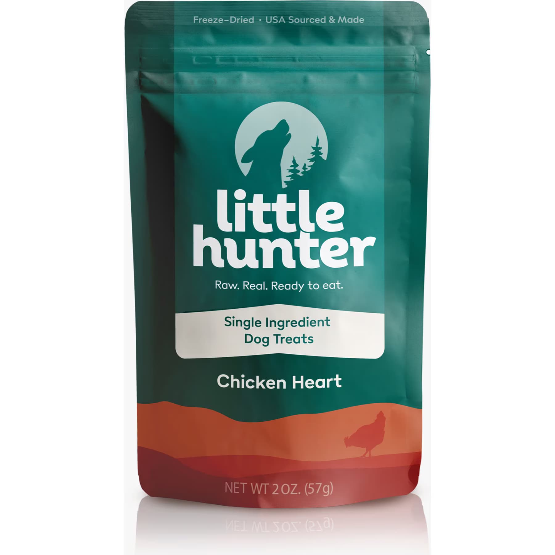 Little Hunter Little Hunter Chicken Heart Grain-Free Freeze-Dried Dog Treats