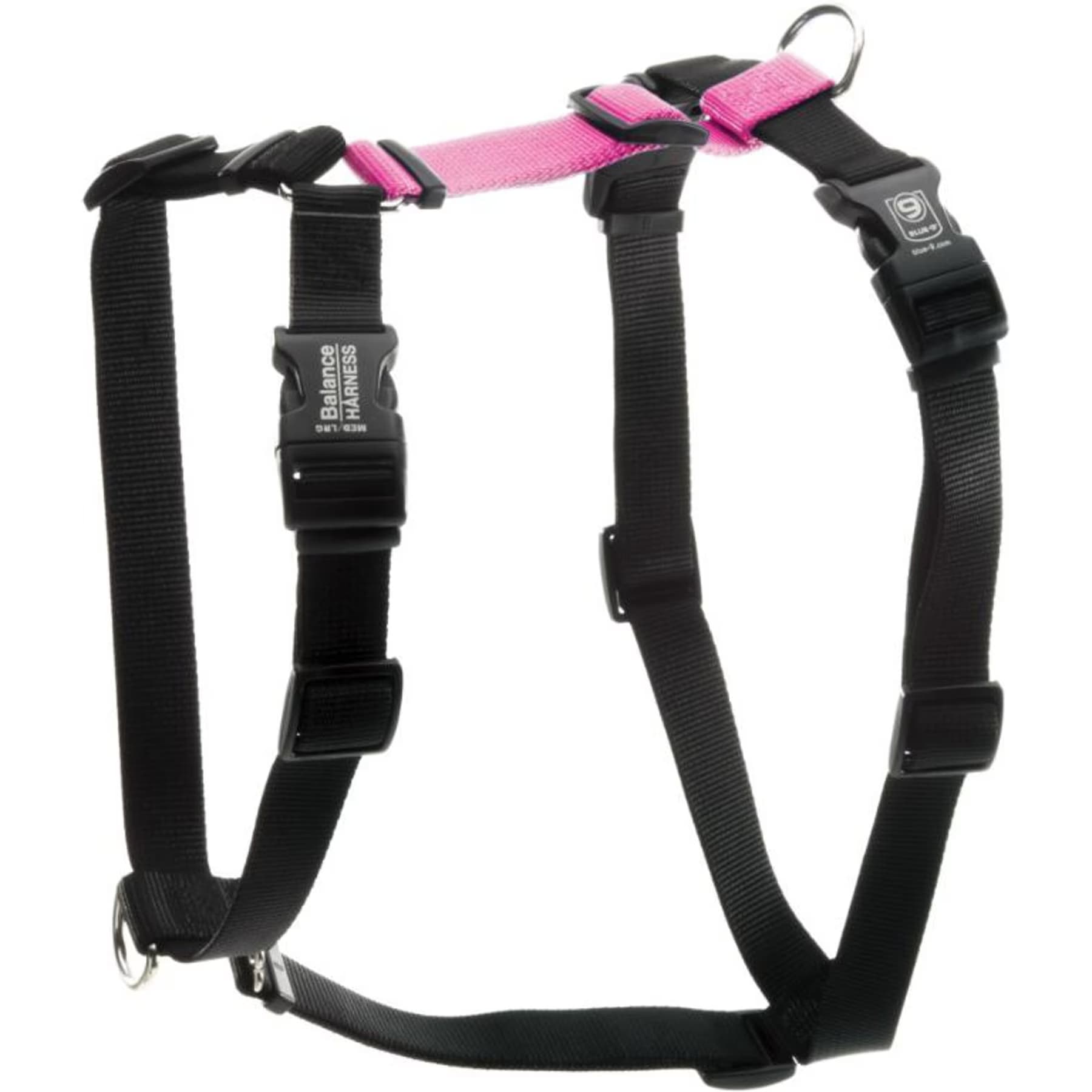 Blue-9 Pet Products Buckle-Neck Balance Dog Harness, Hot Pink, Medium-Large: 24 to 35.5-in chest — view 2