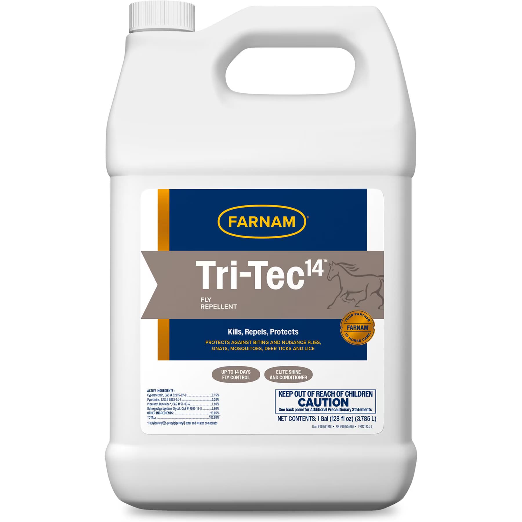 Farnam Farnam Tri-Tec 14 Fly Repellent for Horses, 32-fl oz bottle