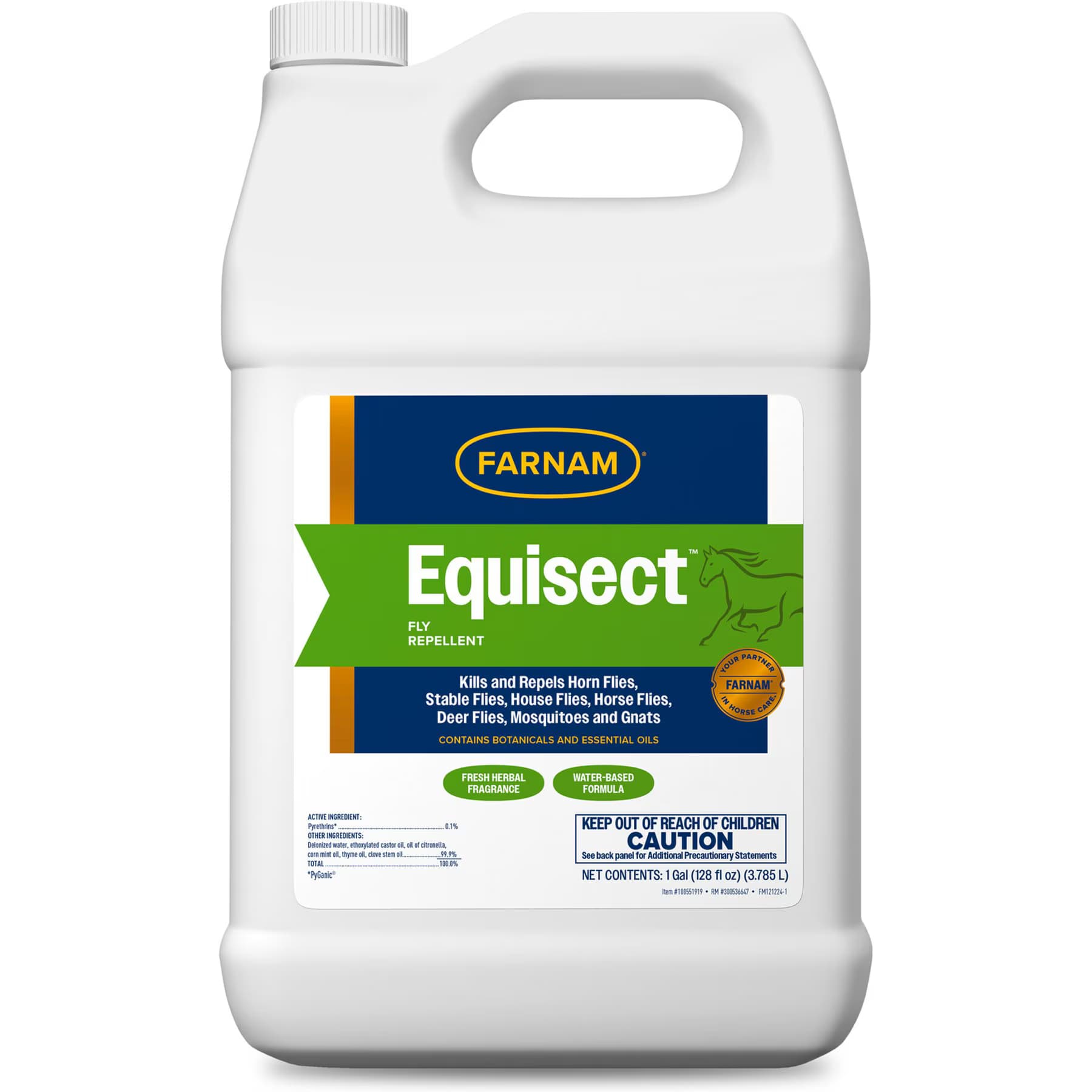 Farnam Farnam Equisect Botanical Fly Repellent Cat Dog & Horse Spray, 128-fl oz bottle