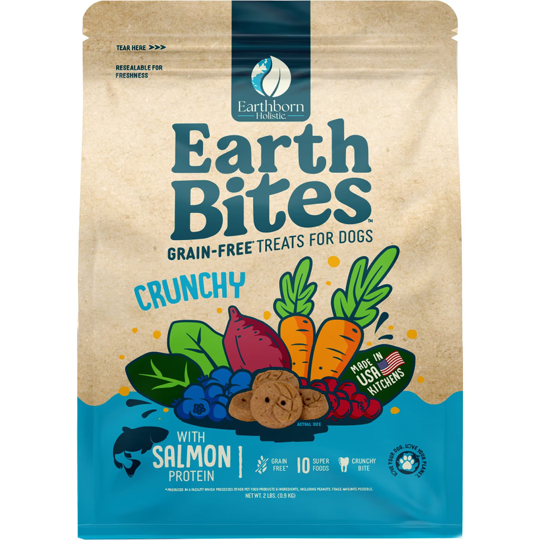 Earthborn Holistic Earthborn Holistic Salmon Flavored Crunchy Dog Treats