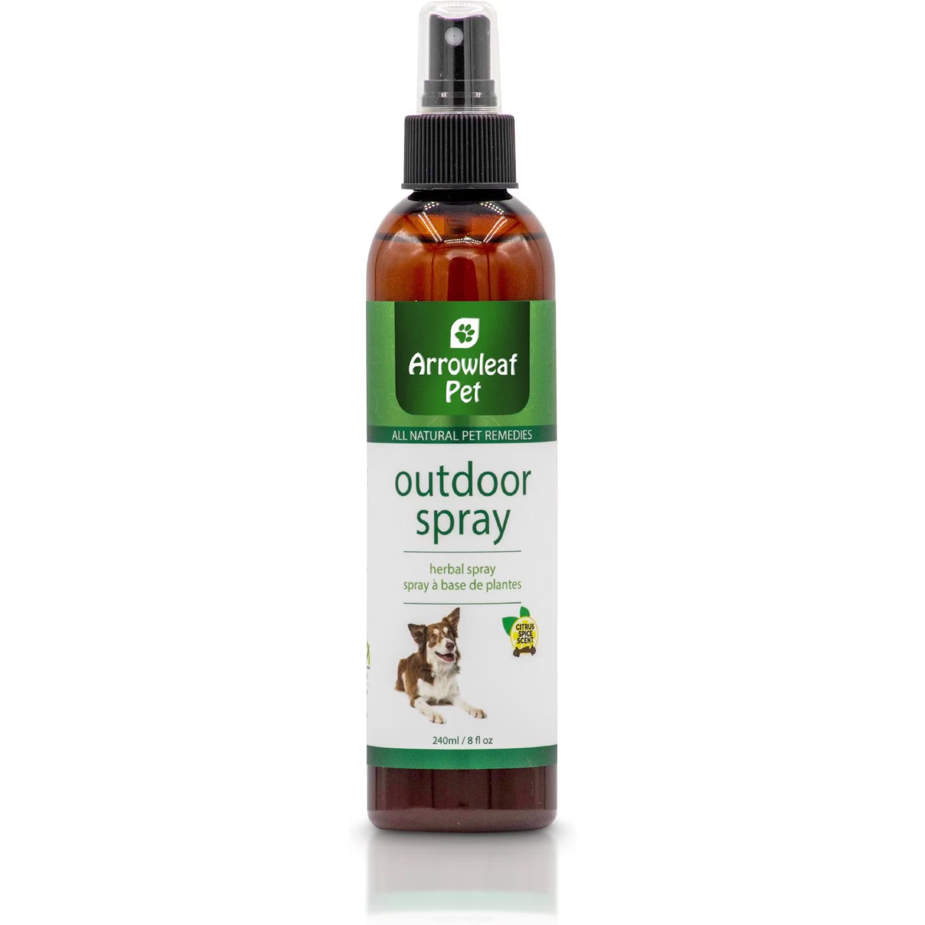 Arrowleaf Pet Arrowleaf Pet Outdoor Pest Protection & Coat Freshening Dog Spray, 240-ml bottle