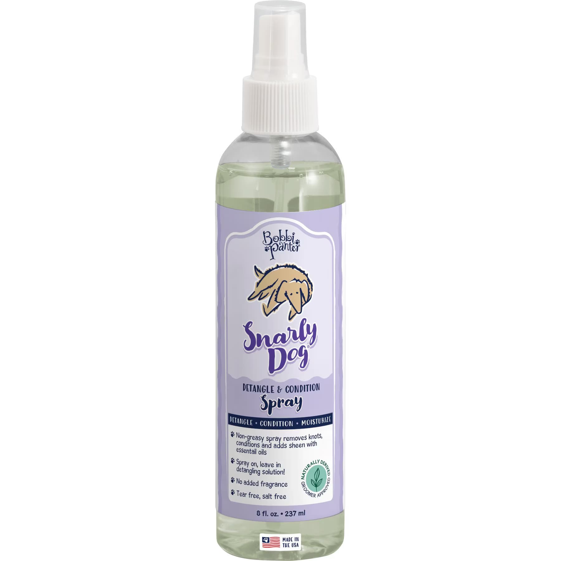 Bobbi Panter Bobbi Panter Signature Detangling Dog Grooming Spray 8 Ounce Bottle 8-fl oz bottle