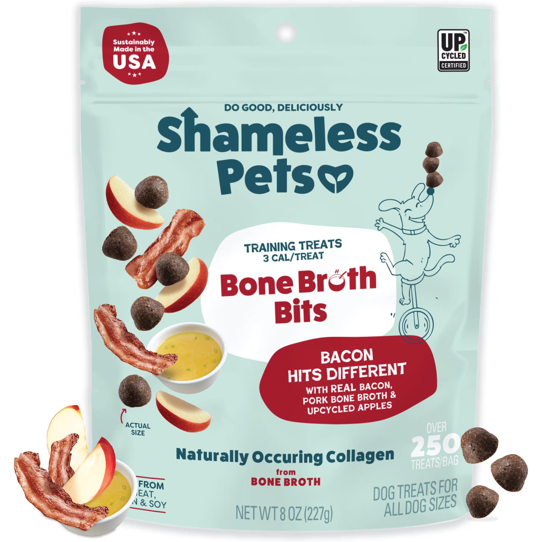 Shameless Pets Shameless Pets Bacon & Bone Broth Dog Training Treats — Bacon Hits Different