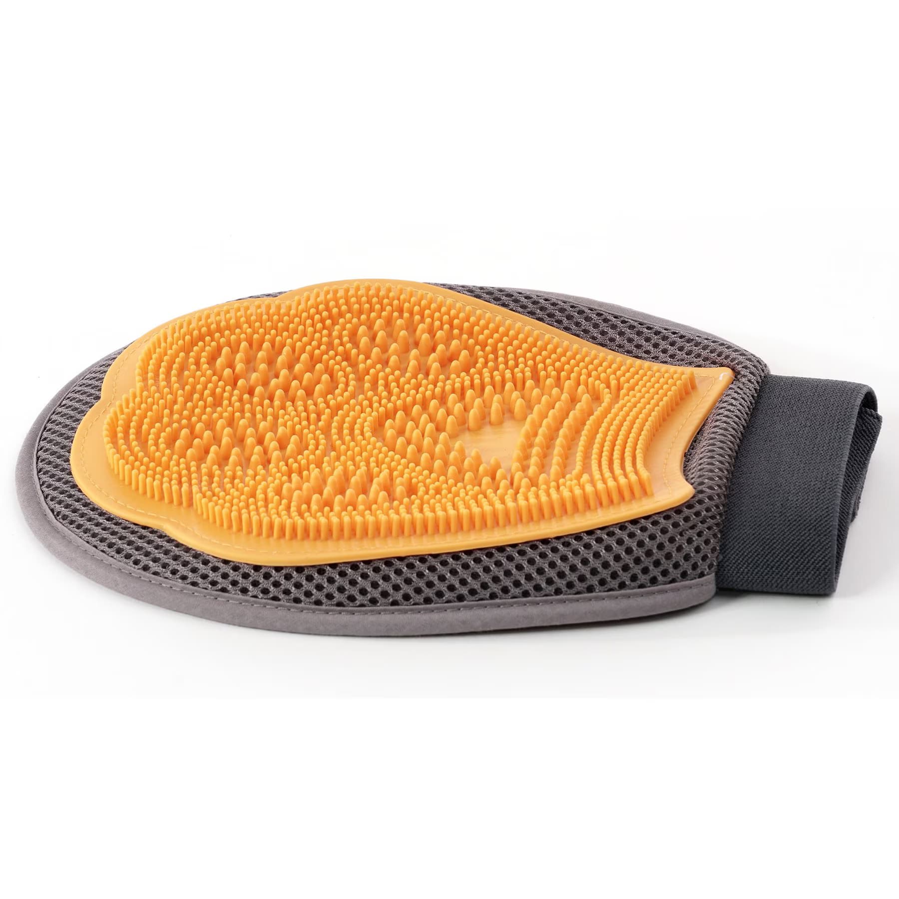 Precious Tails Precious Tails Dog & Cat Hair Remover Grooming Glove, Gray Orange