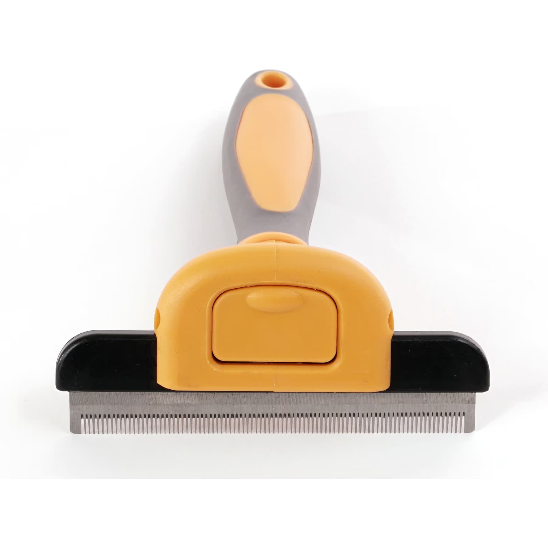 Precious Tails Precious Tails Dematting Undercoat Rake Dog & Cat Deshedding Tool, Gray Orange