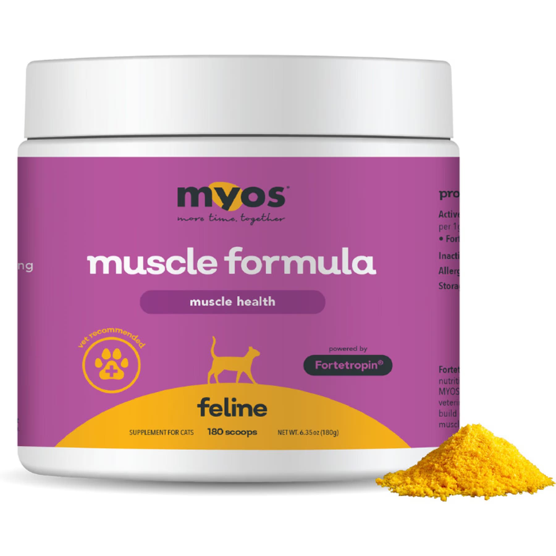 MYOS MYOS Feline Muscle Formula Powder Cat Supplement, 180-g