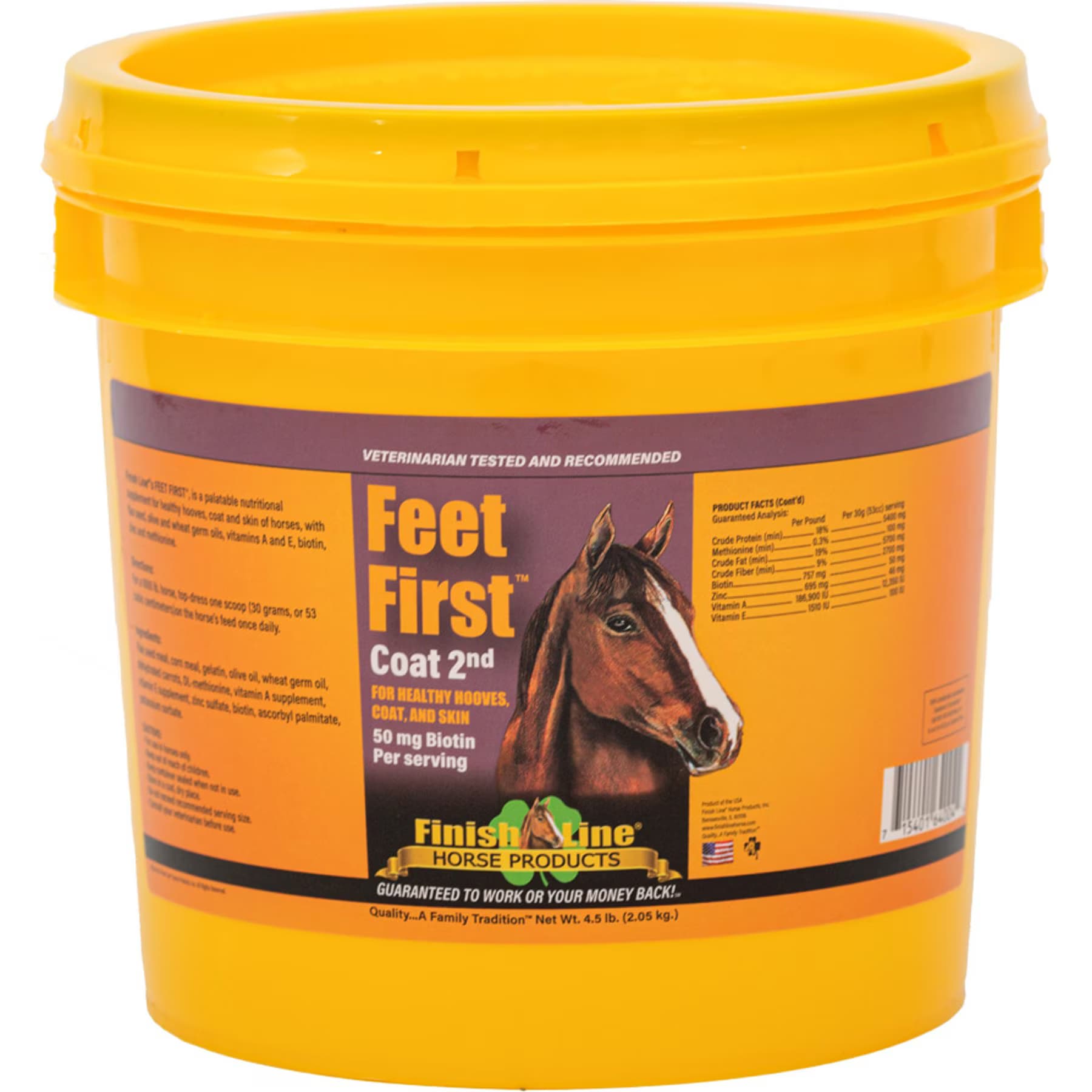 Finish Line Feet First Skin, Coat & Hoof Care Powder Horse Supplement — view 2
