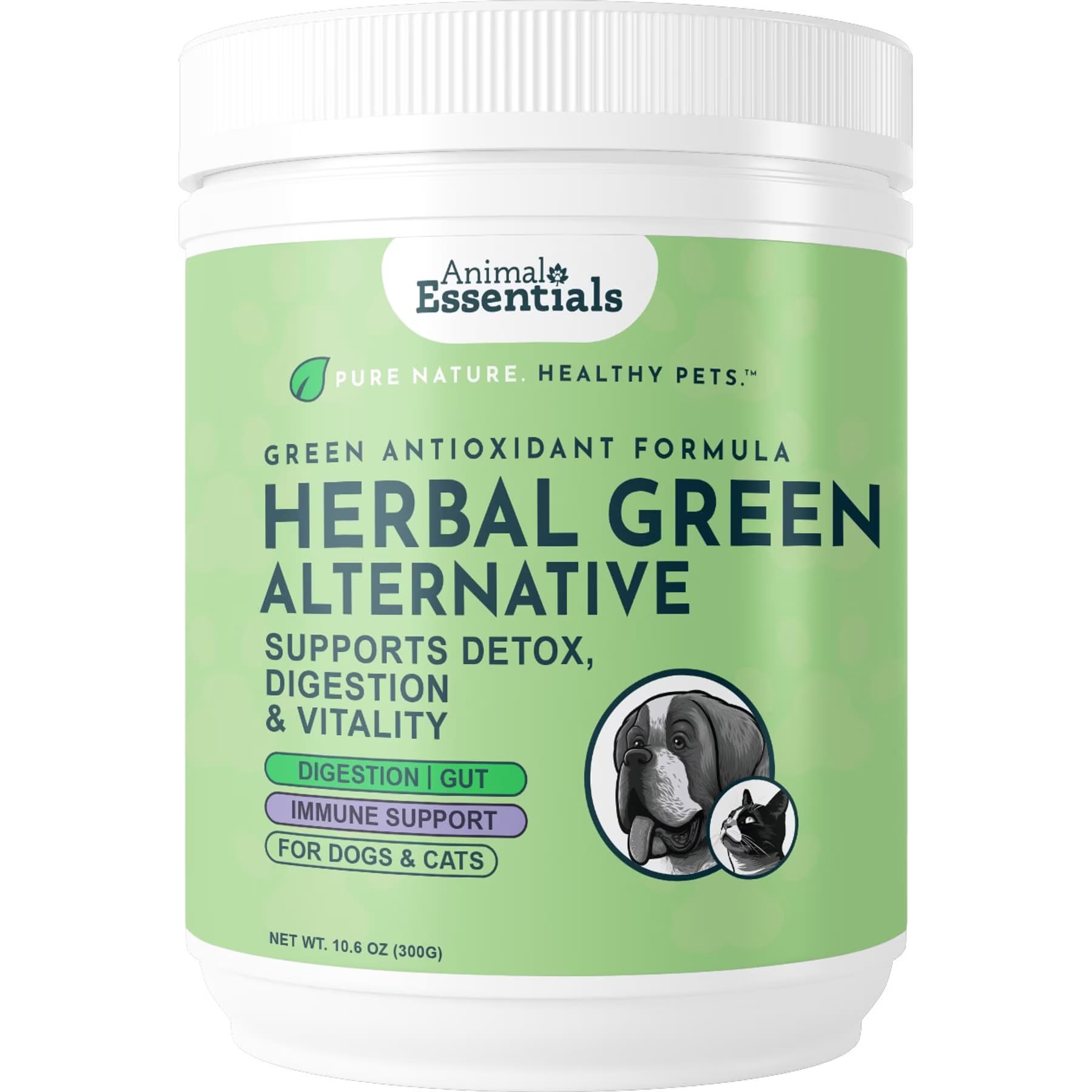 Animal Essentials Animal Essentials Herbal Green Alternative Dog & Cat Supplement, 12-oz