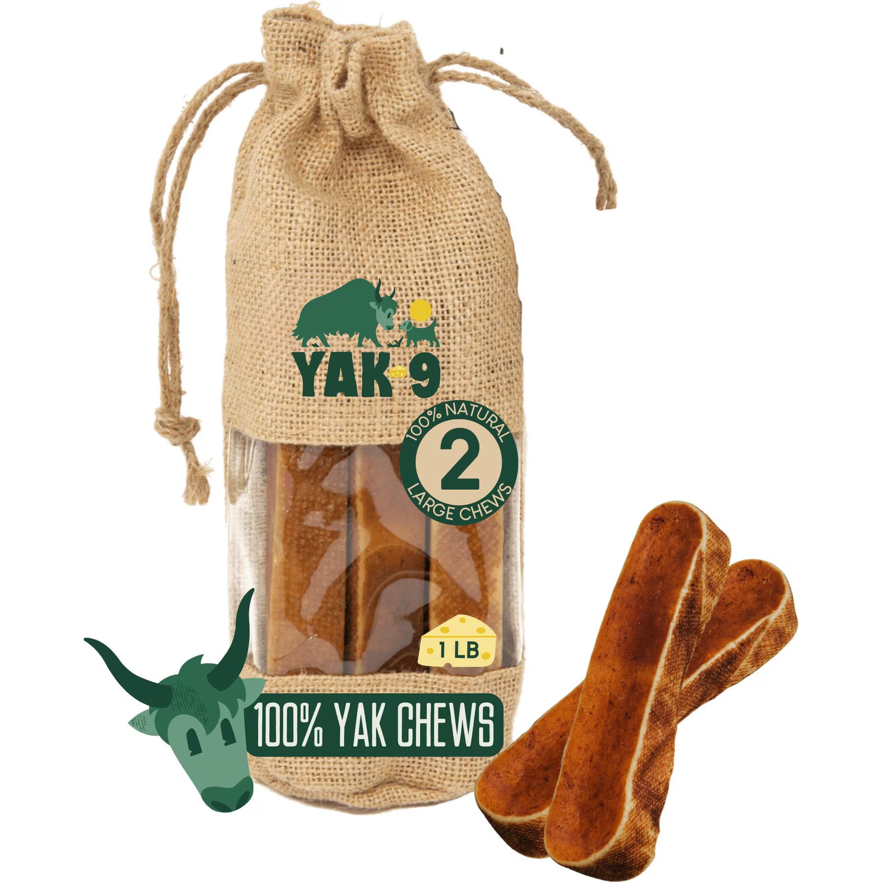 Yak9 Chews Yak Milk Chew Dog Treats — view 13