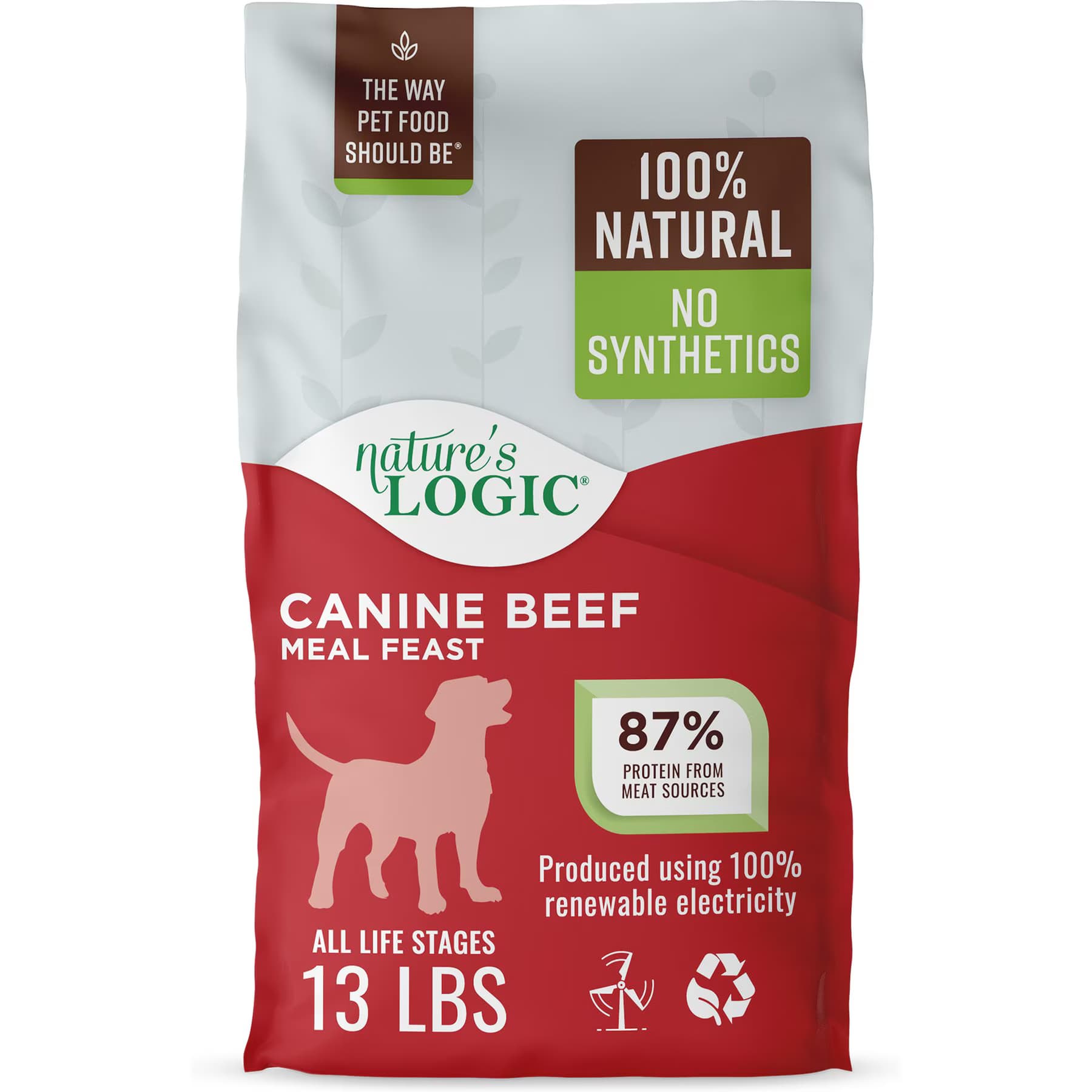 Nature's Logic 100% Natural Canine Beef Meal Feast All Life Stages Dry Dog Food — view 4
