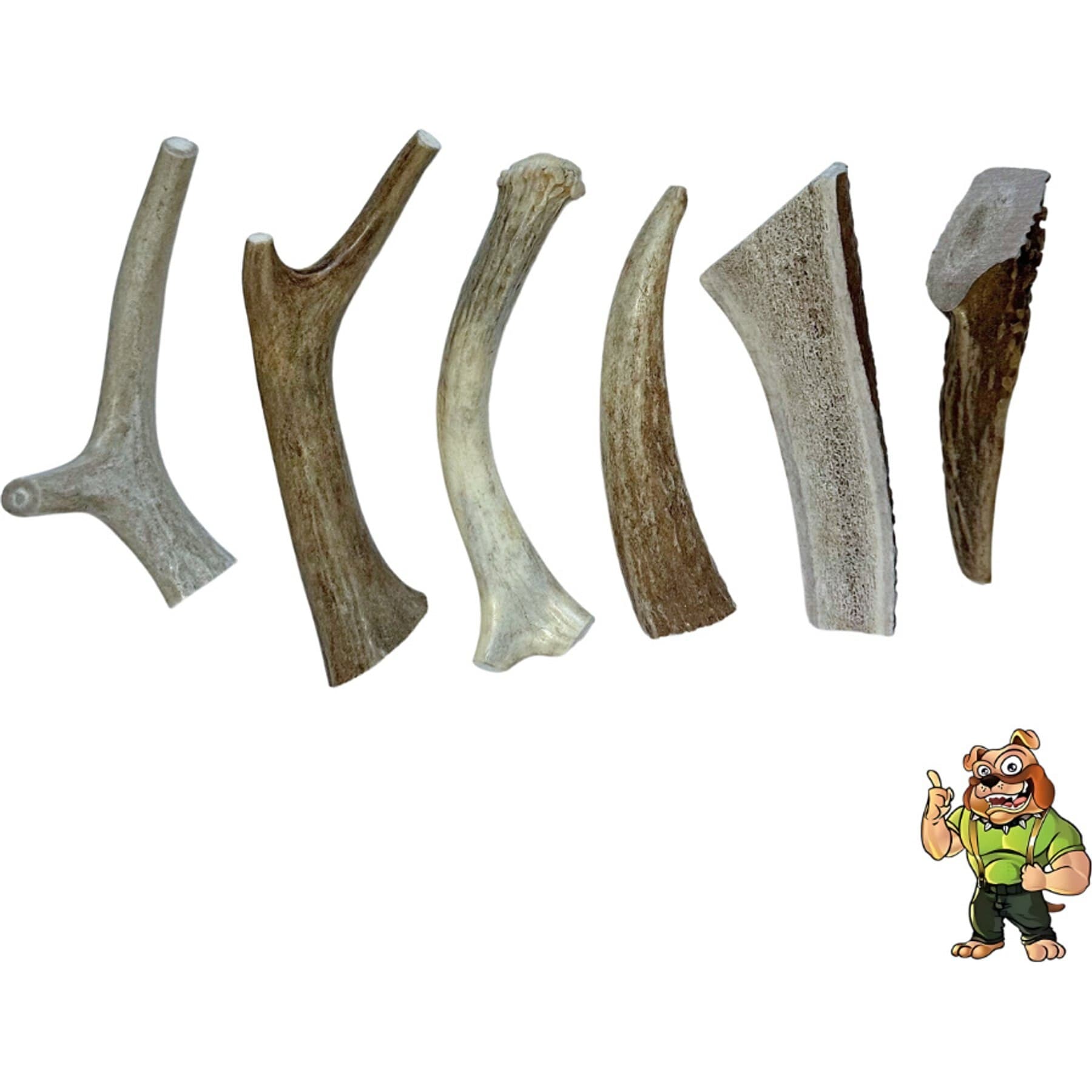 Big Dog Antler Chews Big Dog Antler Chews 4 to 6-inch Deer & Elk Antler Dog Chews