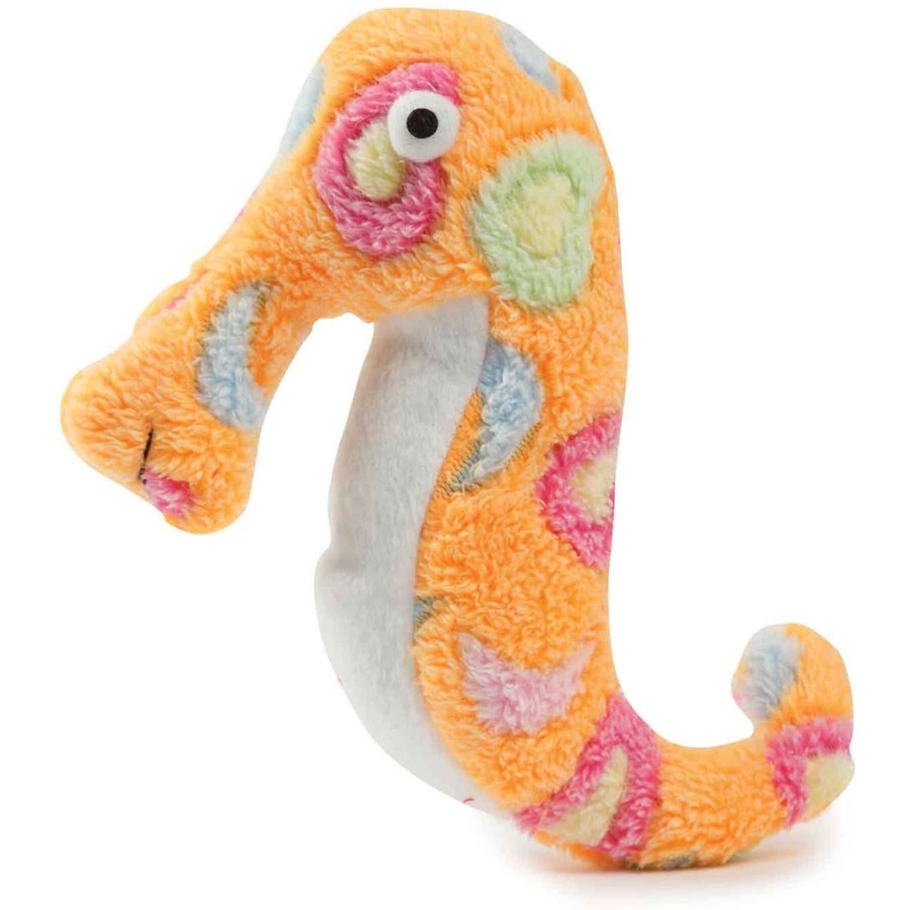 Zanies Zanies Sea Charmer Sea Horse Squeaky Dog Chew Toy, Orange