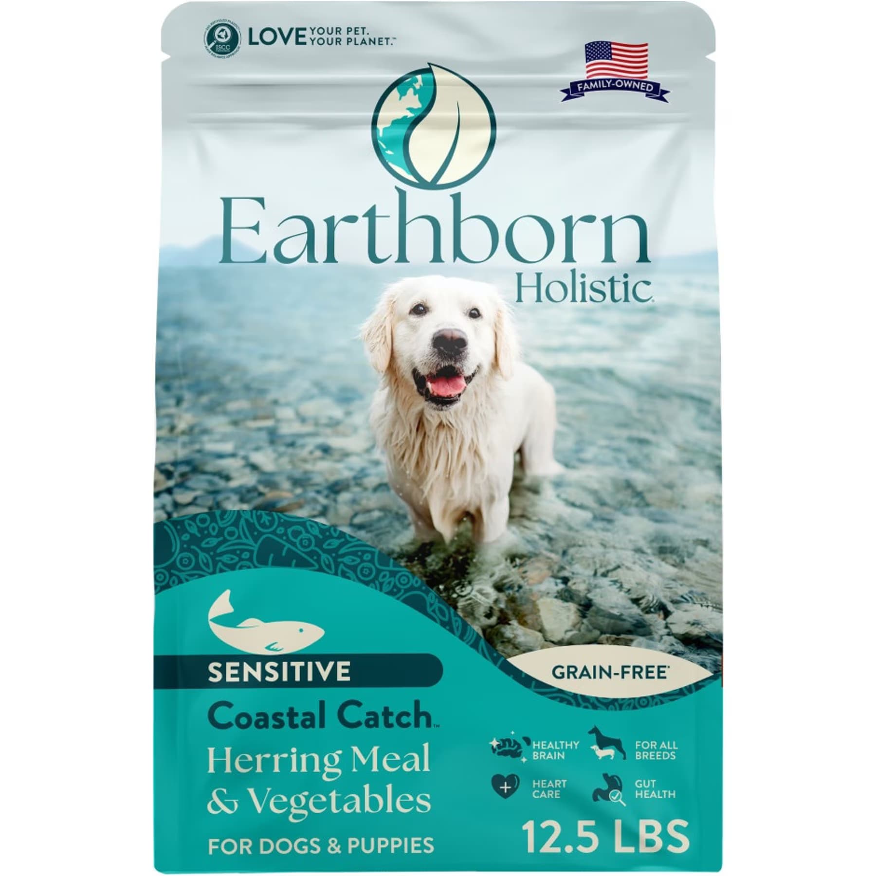 Earthborn Holistic Earthborn Holistic Coastal Catch Herring Meal & Vegetables Grain-Free Dry Dog Food