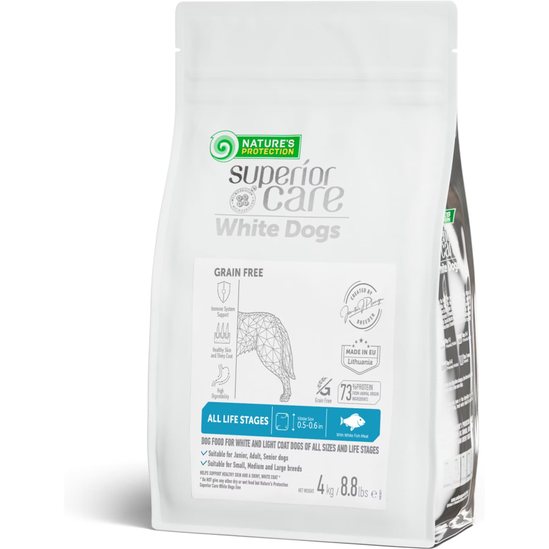 Nature's Protection Nature’s Protection Superior Care Grain-Free White Fish Dry Dog Food