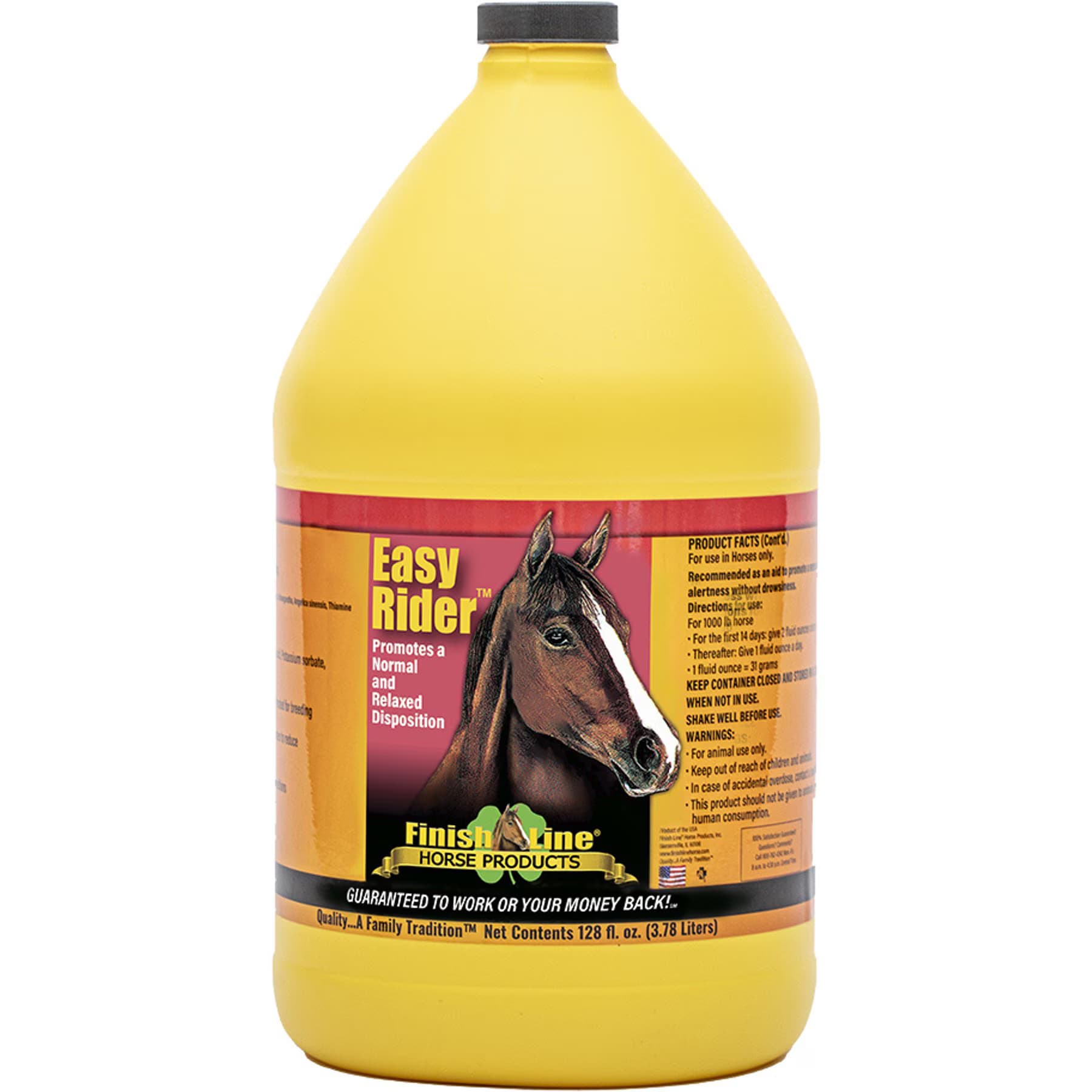 Finish Line Easy Rider Horse Supplement, 128-fl oz bottle — view 2