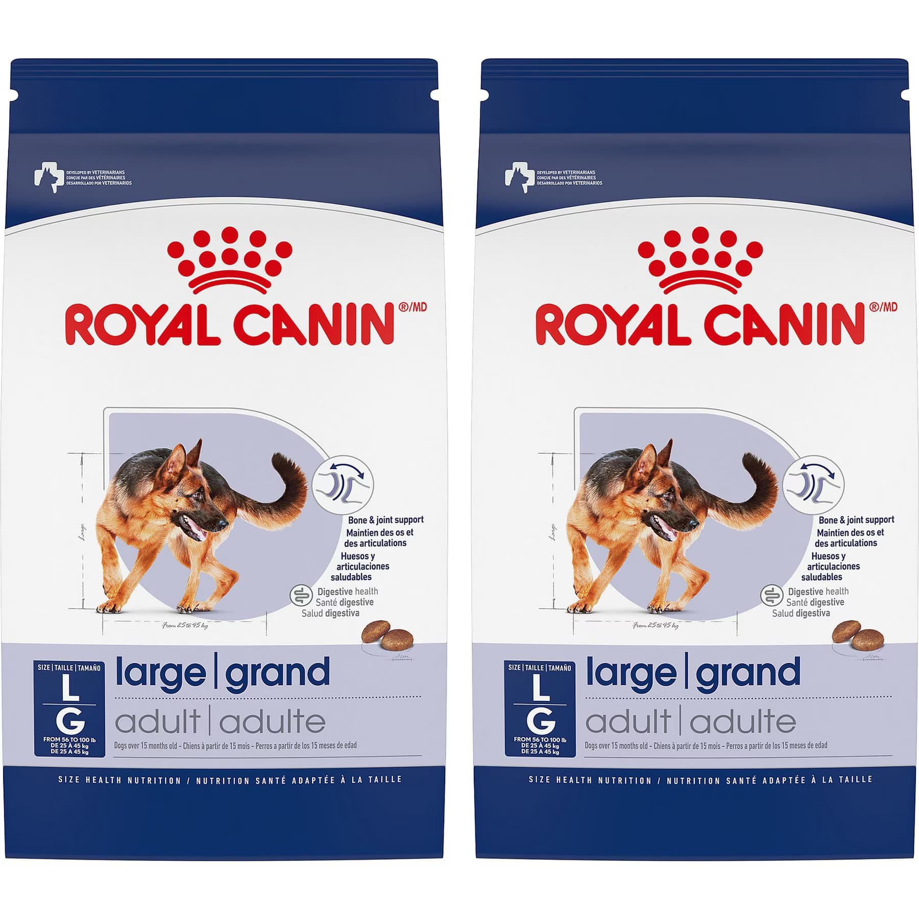 Royal Canin Size Health Nutrition Large Adult Dry Dog Food, 60-lb bundle — view 6
