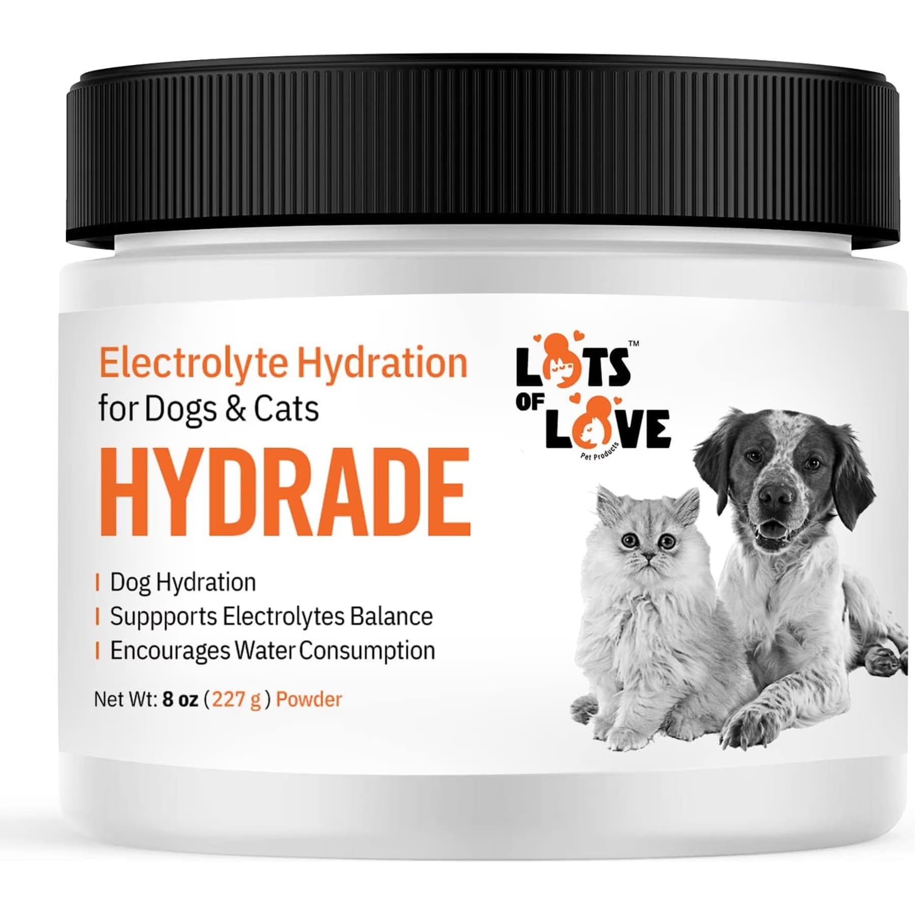 Lots of Love Pet Products Lots of Love Pet Products Hydrade Powder Supplement for Dogs, 8-oz jar