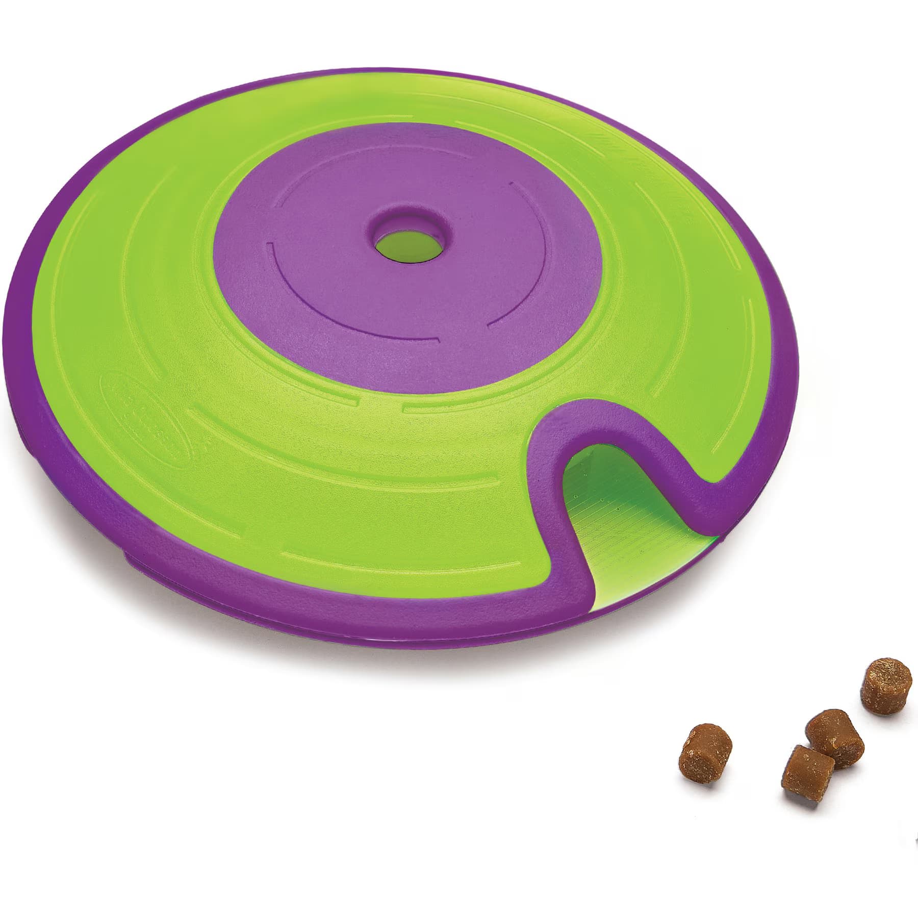 Nina Ottosson by Outward Hound Nina Ottosson by Outward Hound Treat Maze Puzzle Game Dog Toy, Green & Purple
