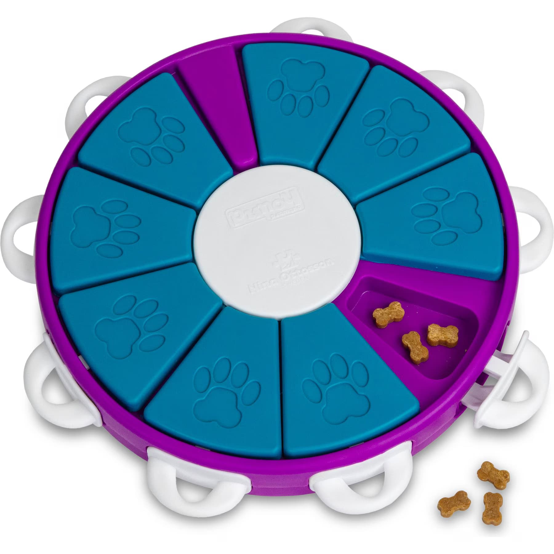 Nina Ottosson by Outward Hound Nina Ottosson by Outward Hound Twister Puzzle Game Dog Toy, Blue & Purple