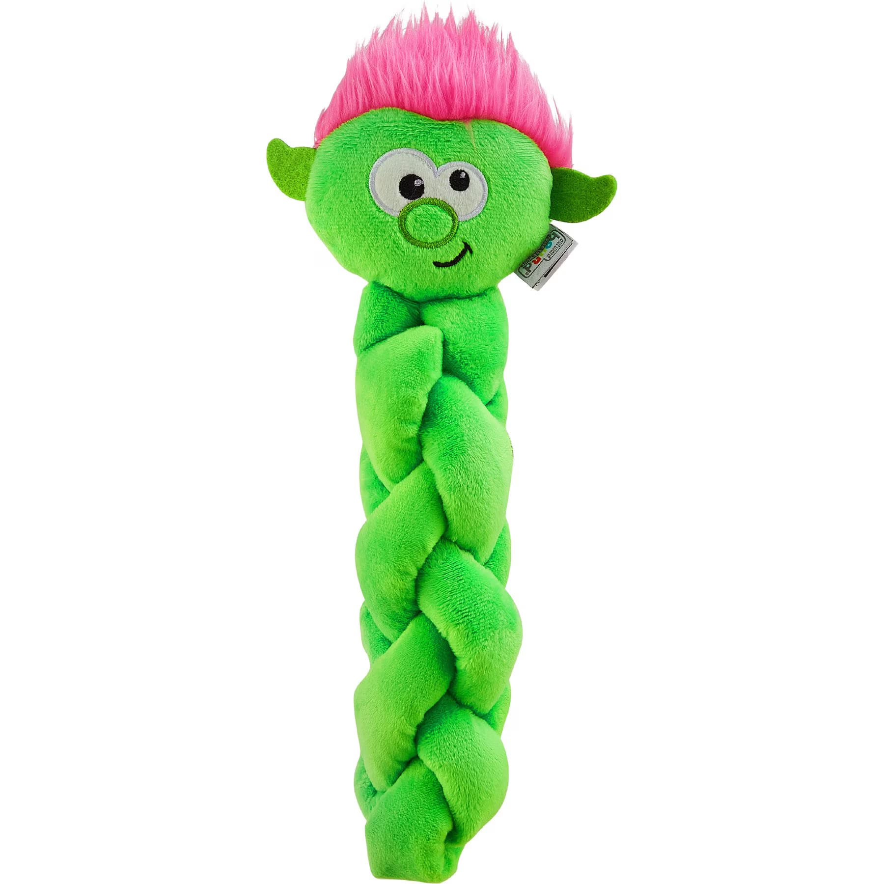 Nina Ottosson by Outward Hound Nina Ottosson by Outward Hound Twistiez Interactive Troll Plush Puzzle Dog Toy, Green