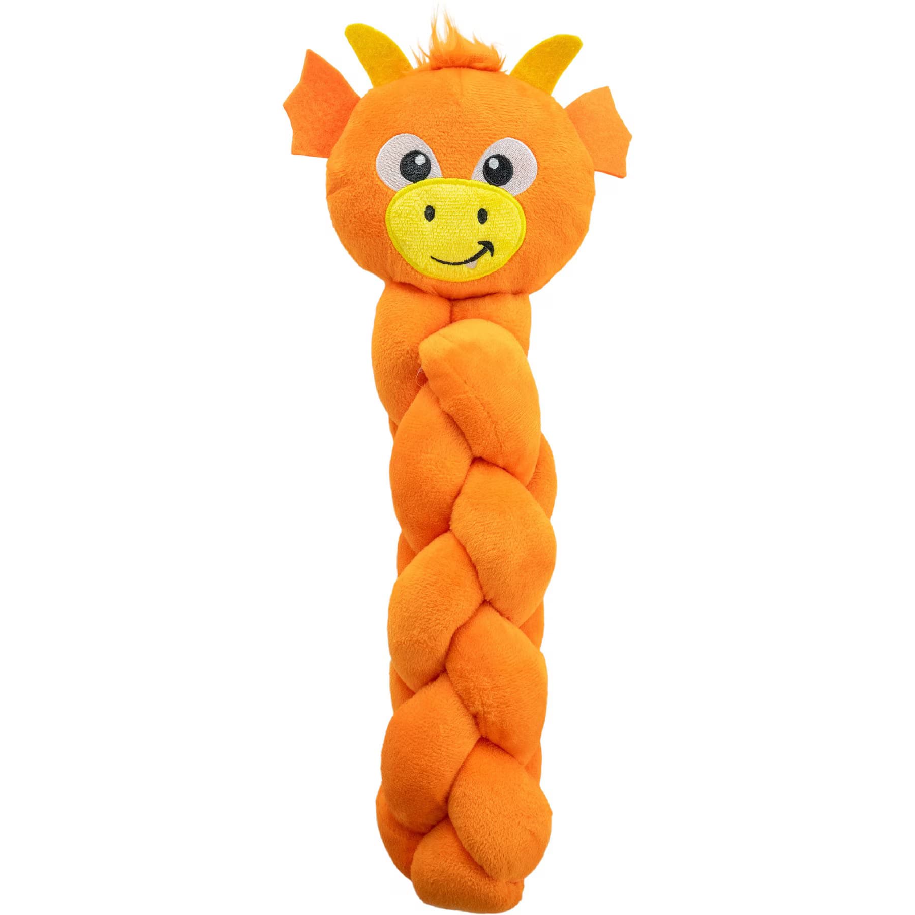Nina Ottosson by Outward Hound Nina Ottosson by Outward Hound Twistiez Interactive Dragon Plush Dog Toy, Orange
