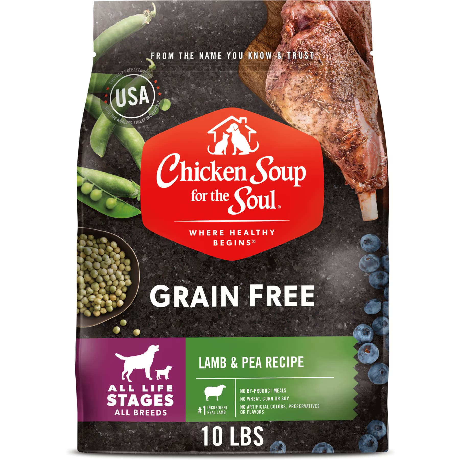 Chicken Soup for the Soul Grain-Free Lamb & Pea Recipe Dry Dog Food — view 3