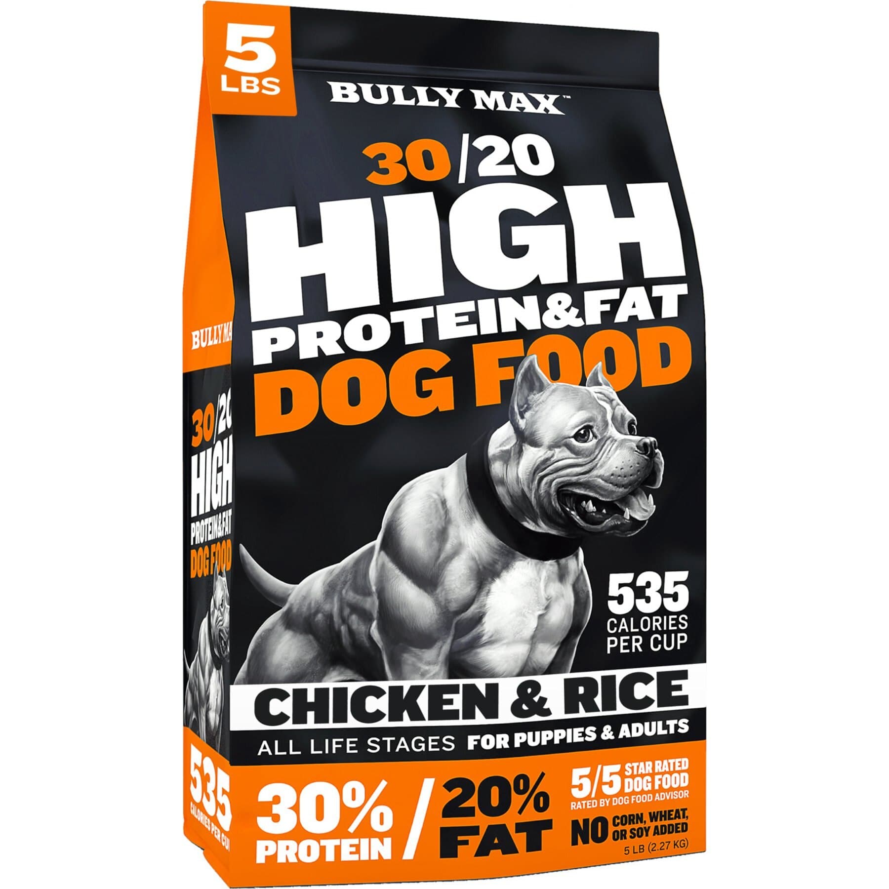 Bully Max 30/20 Adult High-Protein & Fat Chicken Adult Chicken Dry Dog Food — view 3