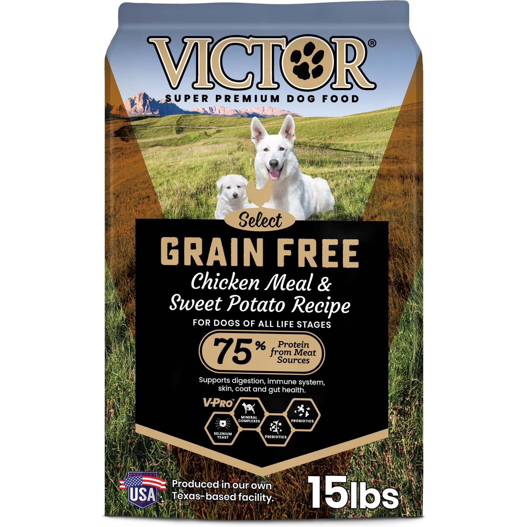 VICTOR VICTOR Grain-Free Chicken Meal & Sweet Potato Recipe Dry Dog Food, 60-lb bundle