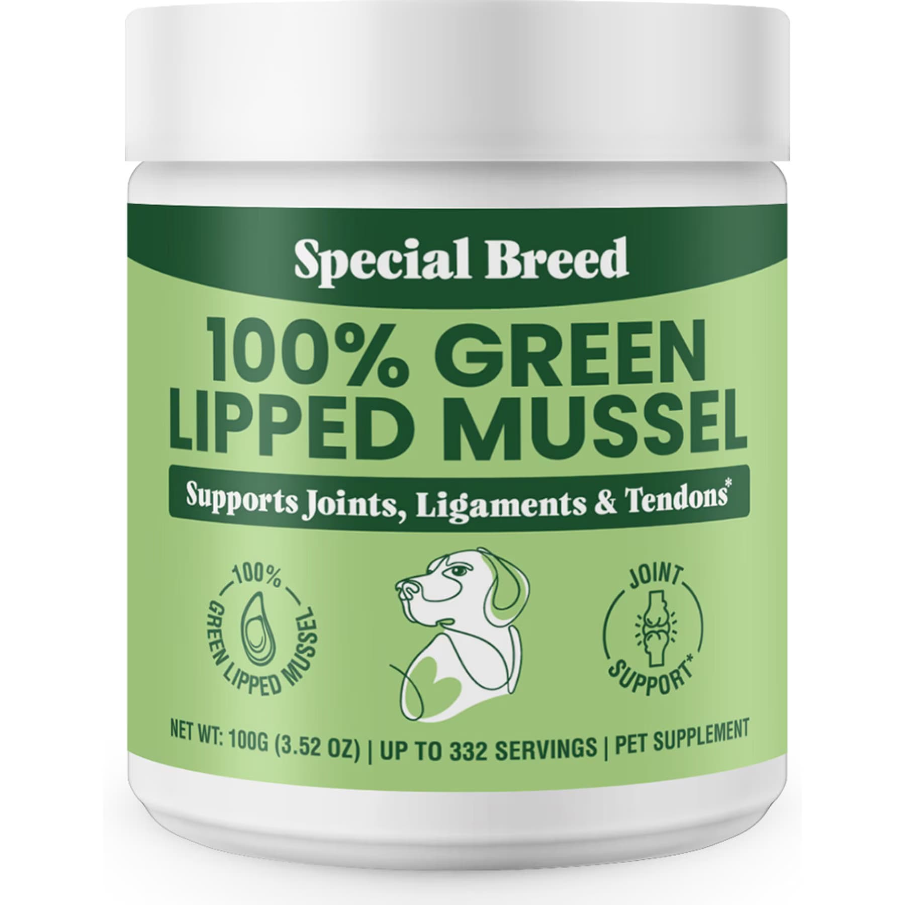 Special Breed Green Lipped Mussel Powder Joint Supplement for Dogs & Cats, 28.22-oz — view 3